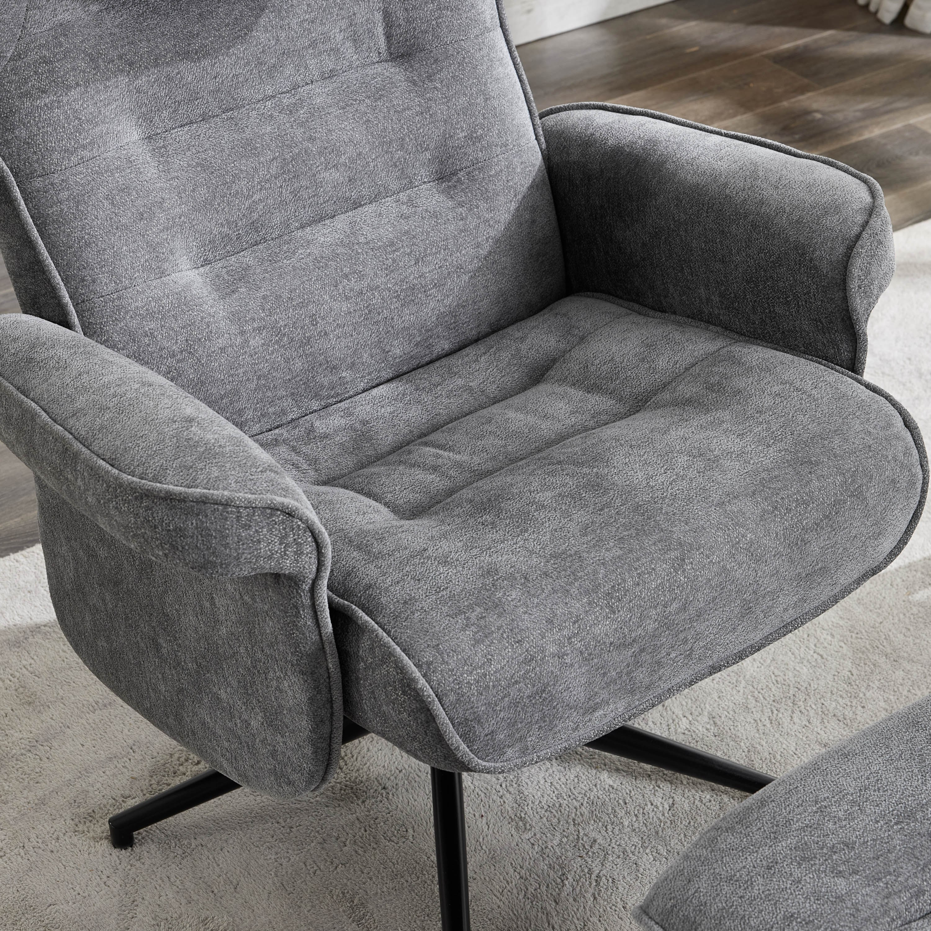 Movo Afton Fabric Swivel Armchair with Stool-hbxlivingroom-sofasandarmchairs-easychairs-image-12