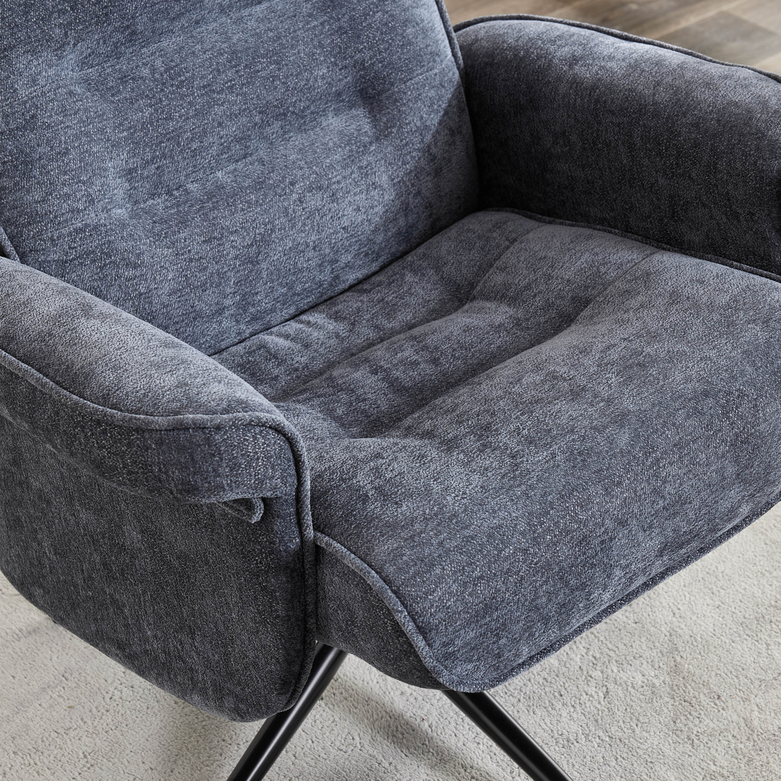 Movo Afton Fabric Swivel Armchair with Stool-hbxlivingroom-sofasandarmchairs-easychairs-image-5
