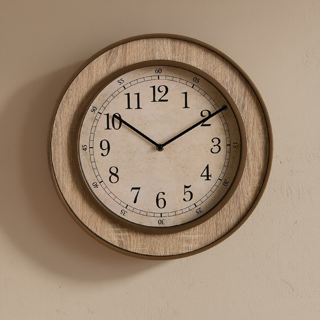 Saratoga Lume Classic Wall Clock - 40.6x40.6x5 cm-hbxhomeware-hbxdecorandfurnishings-image-1