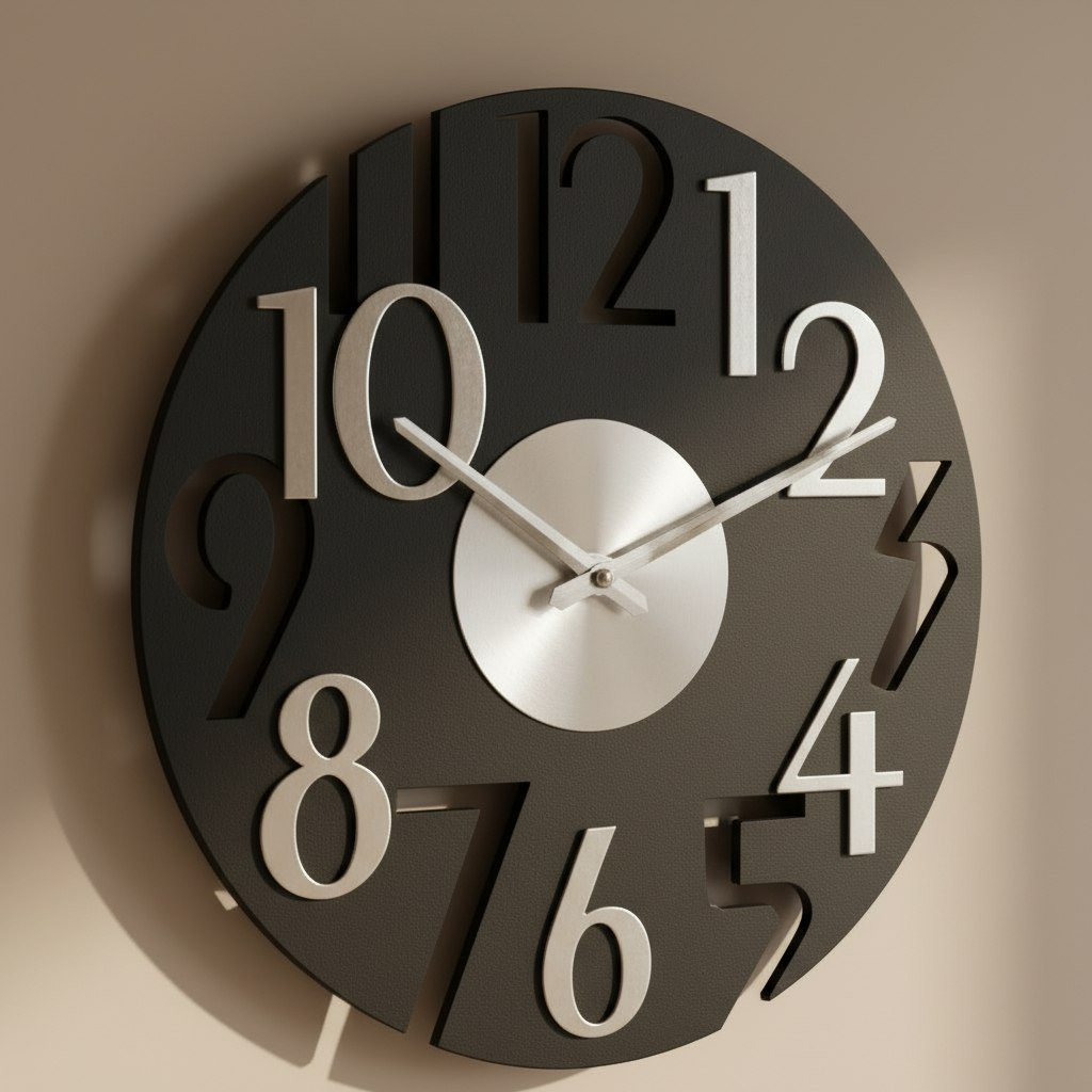 Saratoga Lume Trendy Wall Clock - 40x40x3.8 cm-hbxdiningroom-decorandaccessories-clocks-image-2