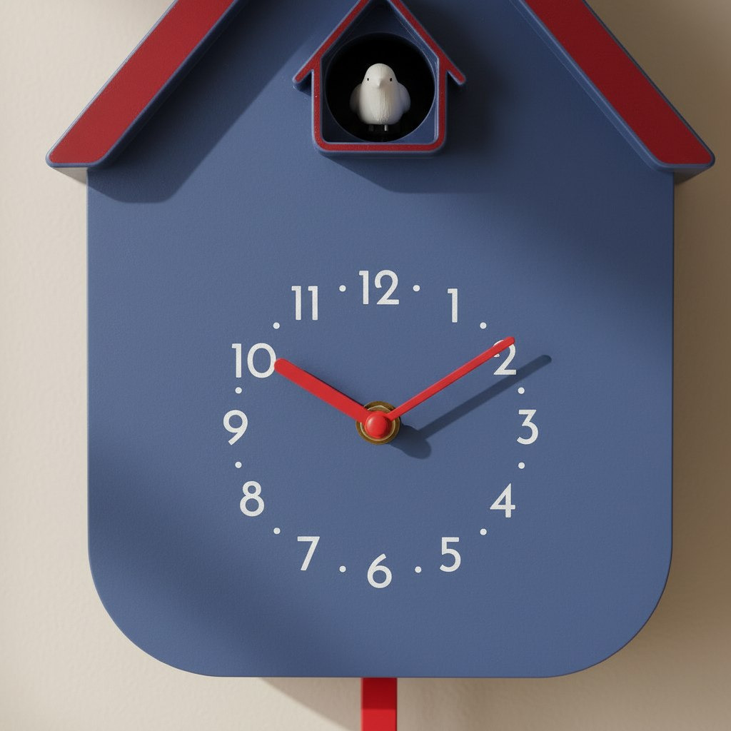 Saratoga Lume Kids Pendulum Wall Clock - 41.5x21.5x8.5 cm-hbxdiningroom-decorandaccessories-clocks-image-2