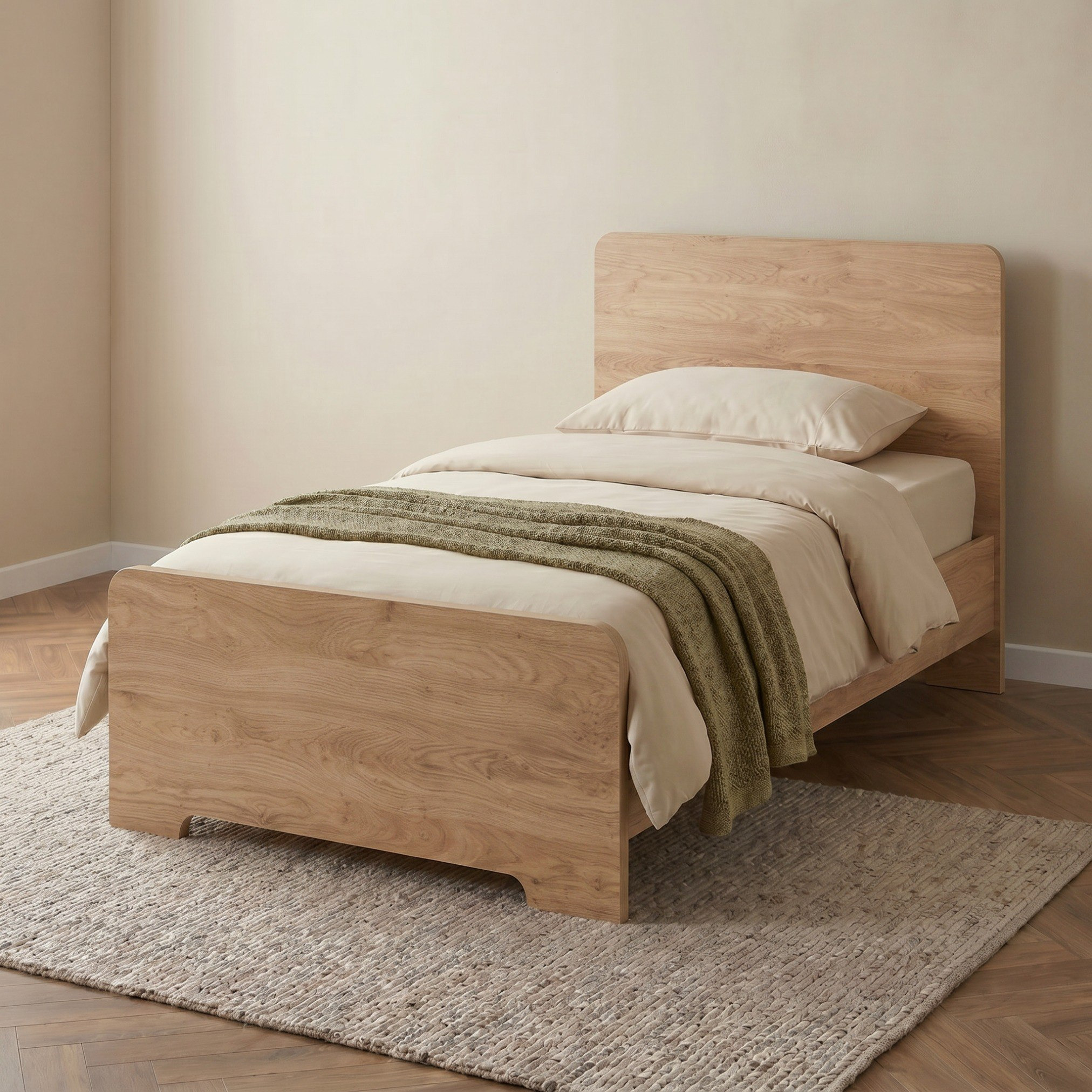 Nordica Single Bed - 90x200 cm-hbxfurniture-bedsandbedsets-beds-single-image-1