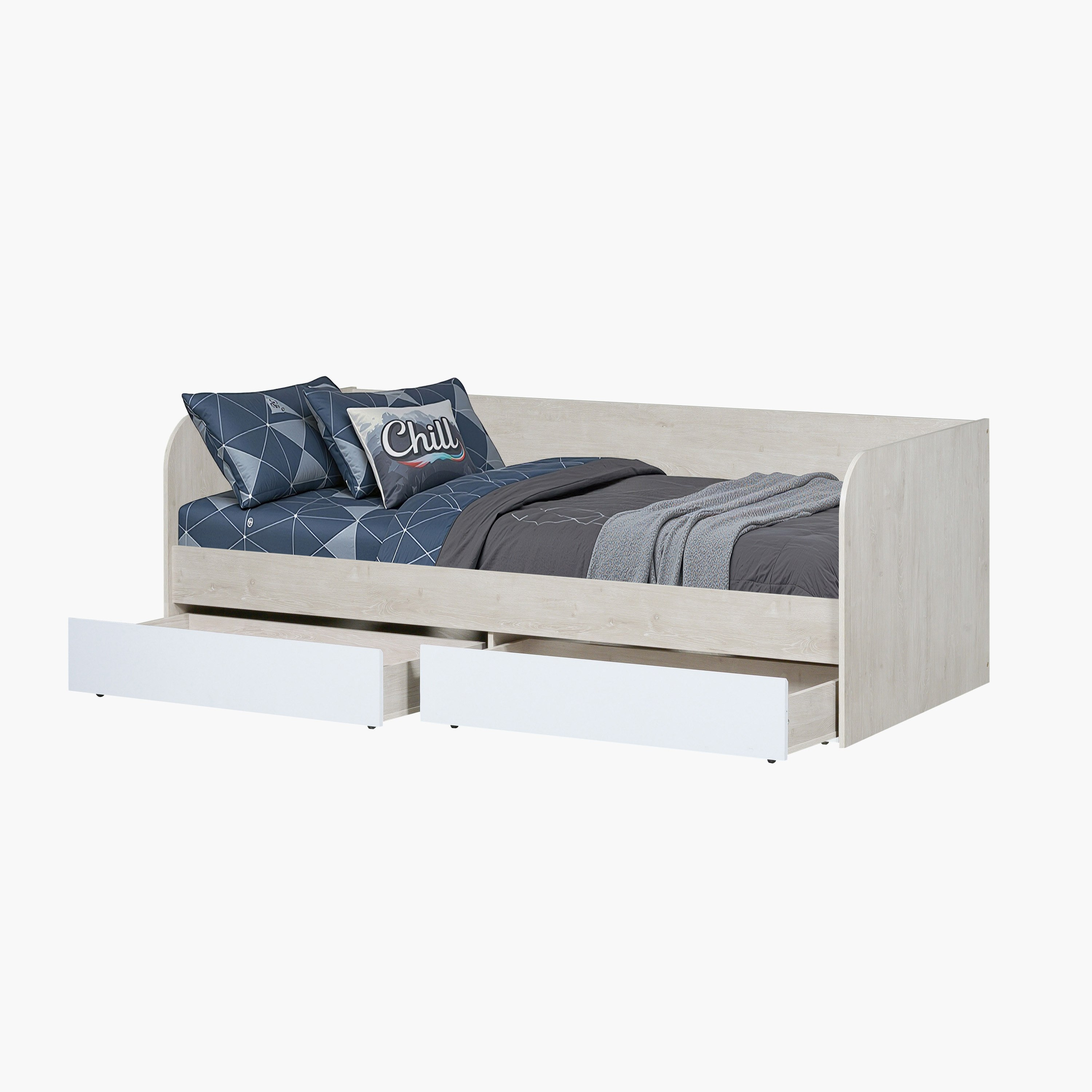 سرير نهاري فردي مع درجين للتخزين من آيفري - 90×200 سم-hbxbedroom-bedsandbedsets-daybeds-image-2
