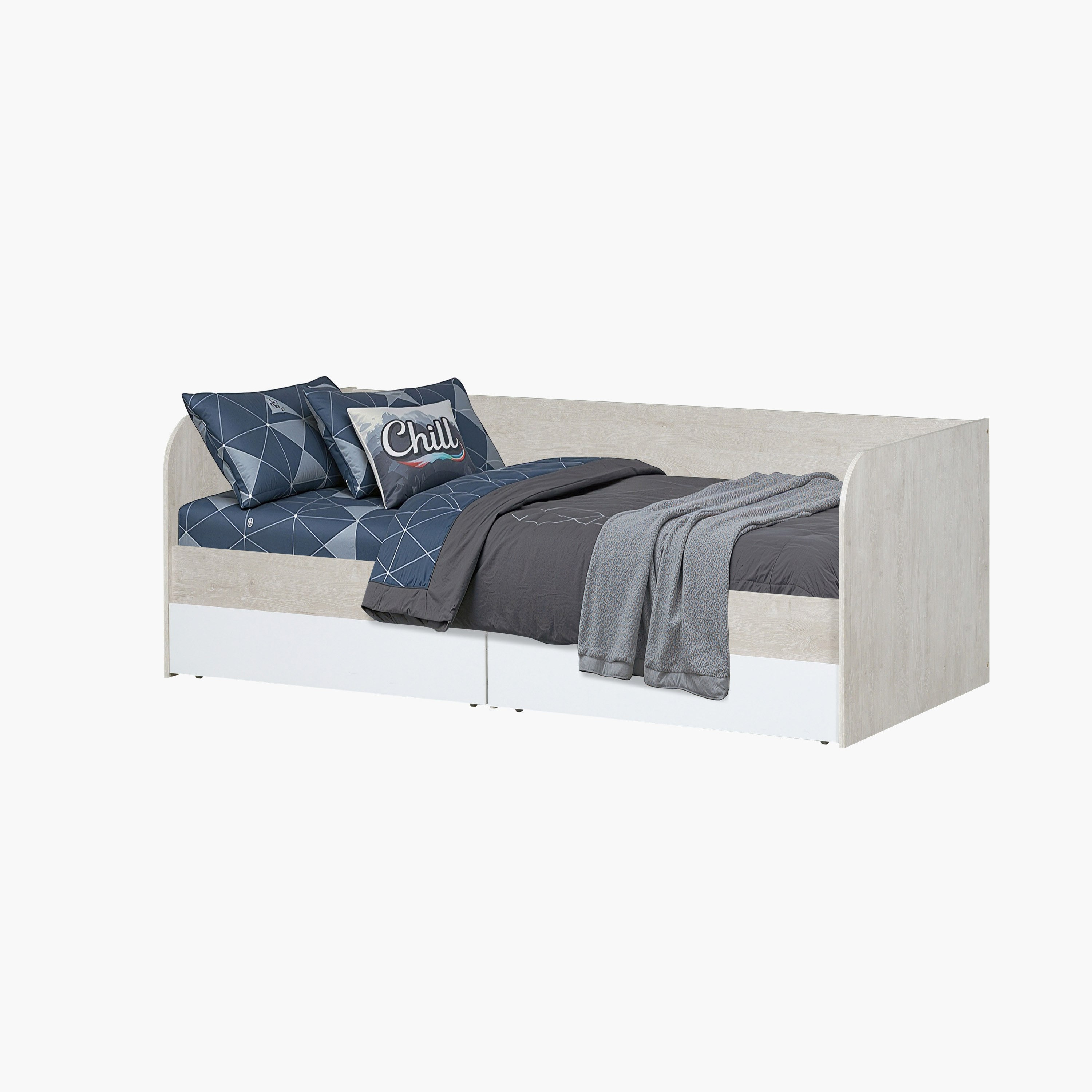 سرير نهاري فردي مع درجين للتخزين من آيفري - 90×200 سم-hbxbedroom-bedsandbedsets-daybeds-image-5