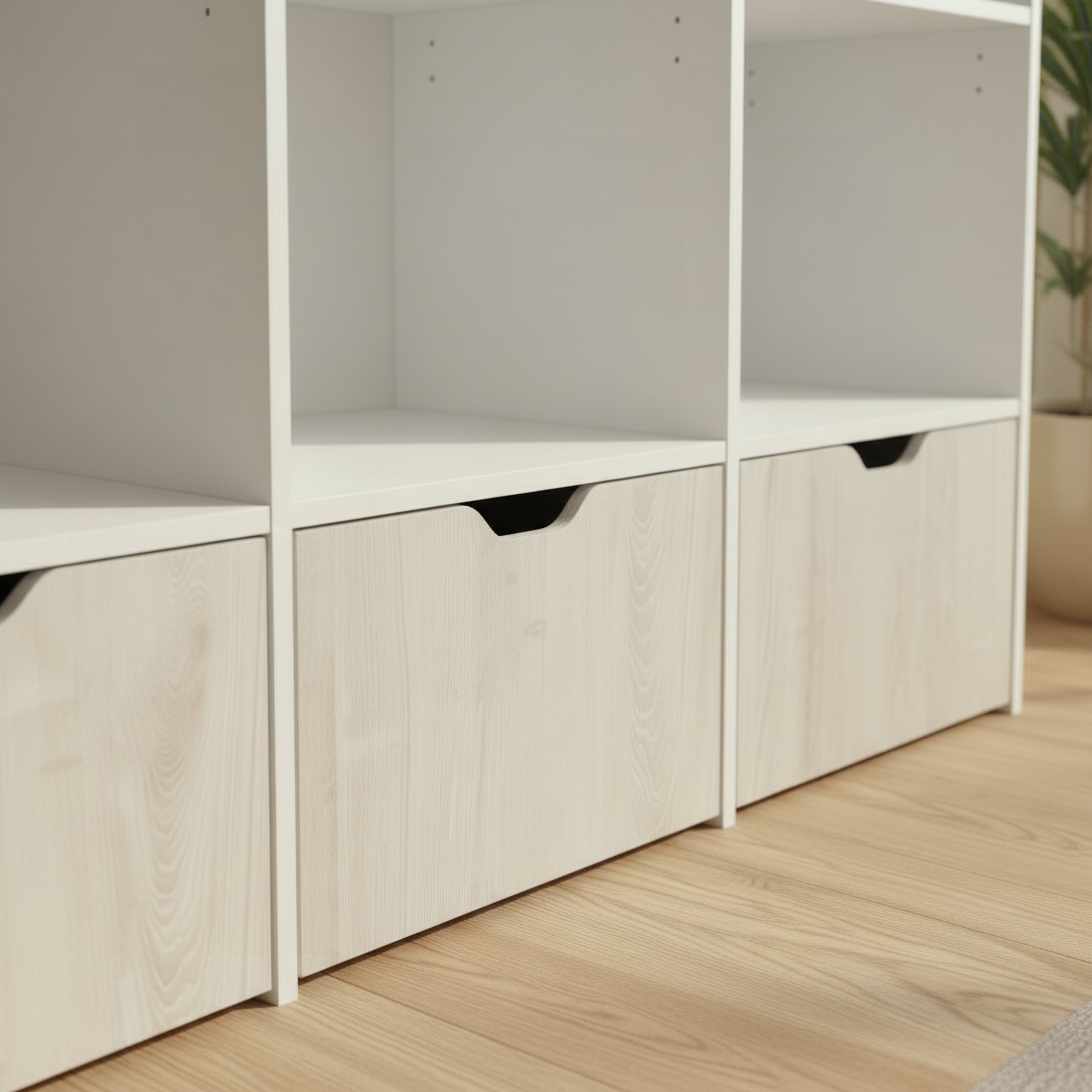 وحدة تخزين مع 3 أدراج كودي من إيفوري-hbxfurniture-office-bookcases-image-5