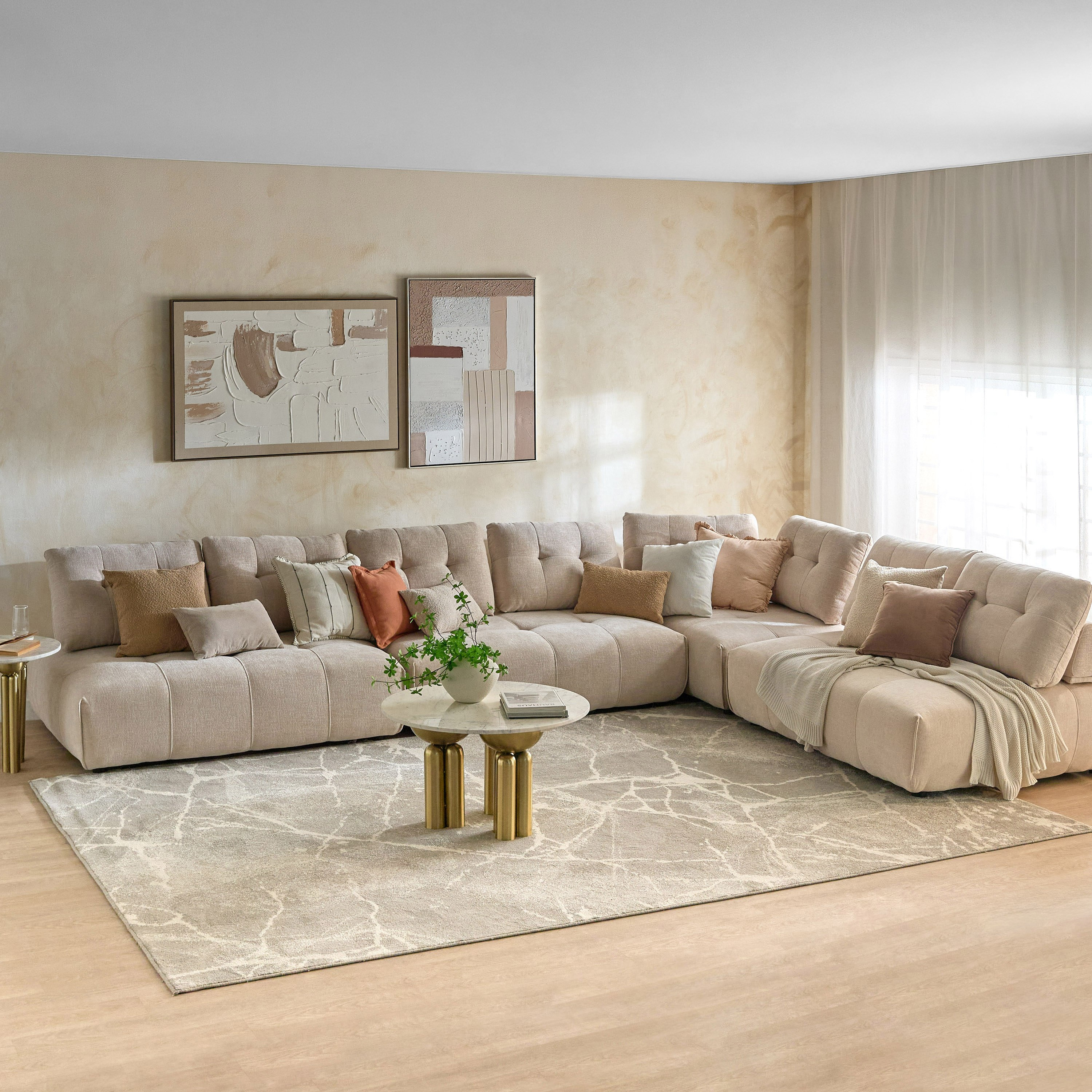 كنبة مجلس قماش بمقعدين من نسمة-hbxlivingroom-sofasandarmchairs-modularsofas-image-9