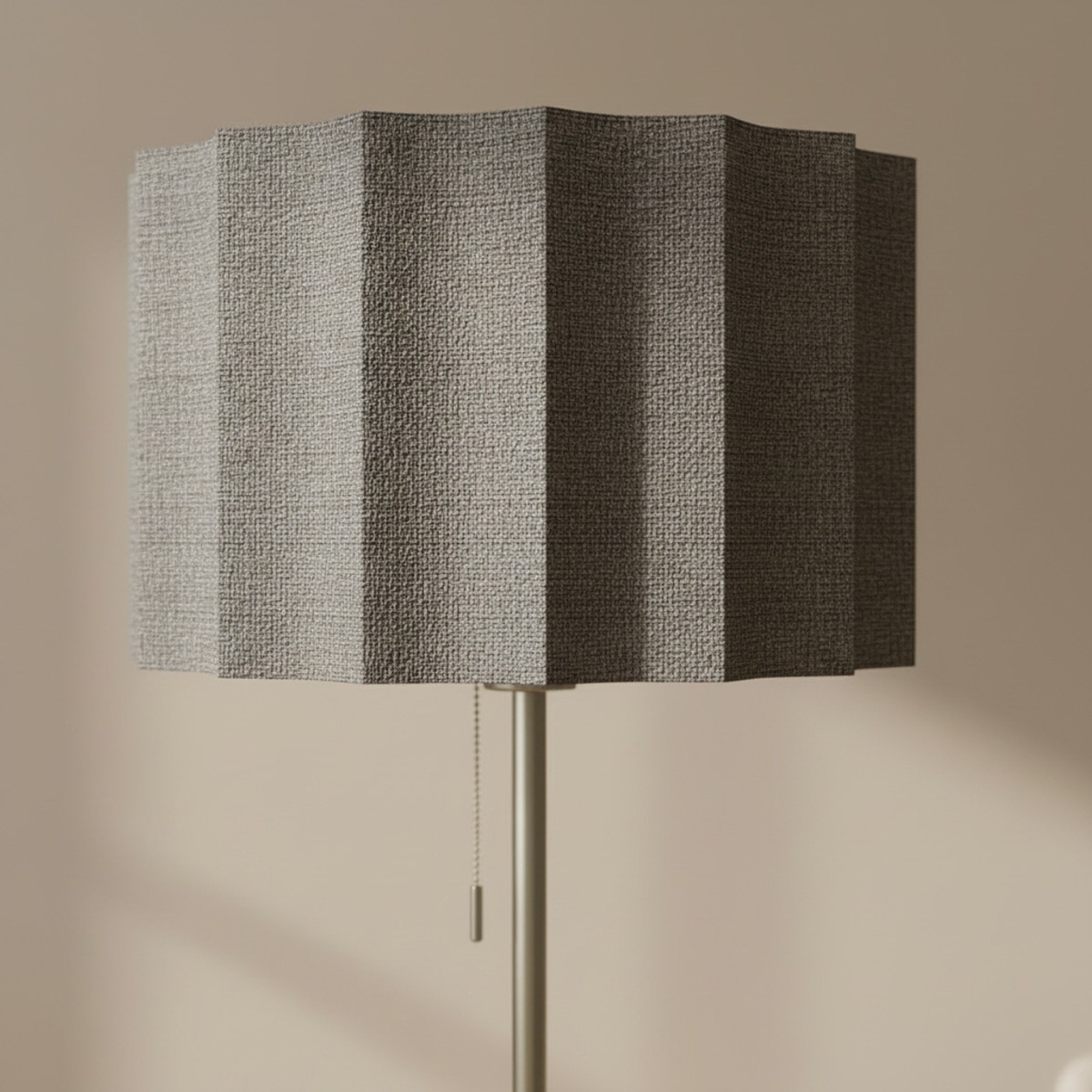 Merick Metal Floor Lamp with Linen Shade - 35x155 cm-hbxhomeware-hbxdecorandfurnishings-image-3