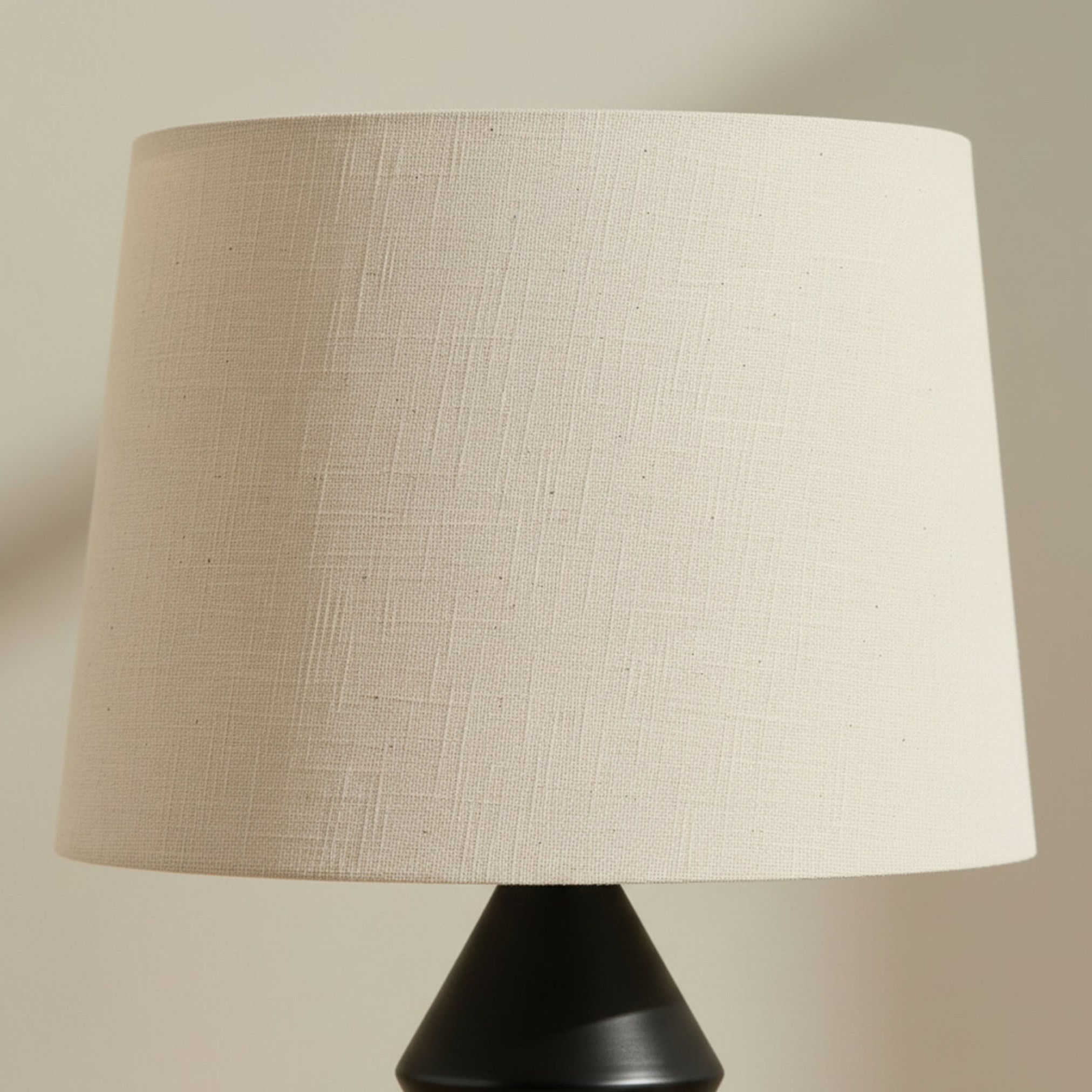 Merick Metal Table Lamp with Linen Shade - 33x60 cm-hbxbedroom-lighting-tablelamps-image-3