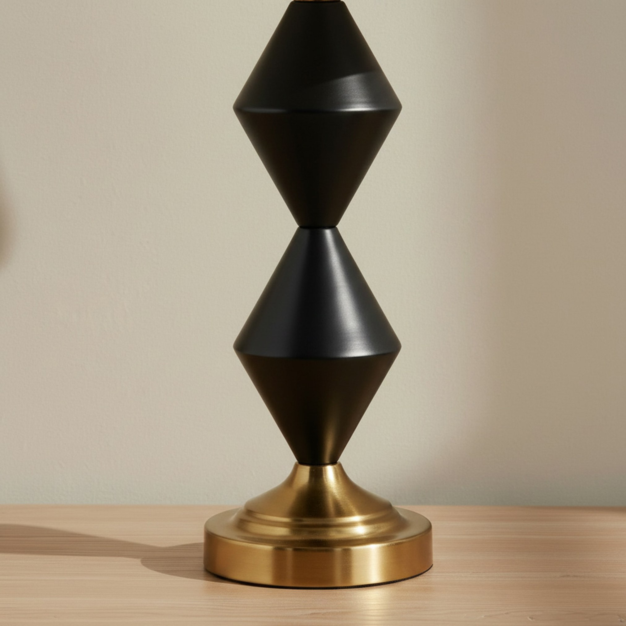 Merick Metal Table Lamp with Linen Shade - 33x60 cm-hbxbedroom-lighting-tablelamps-image-4