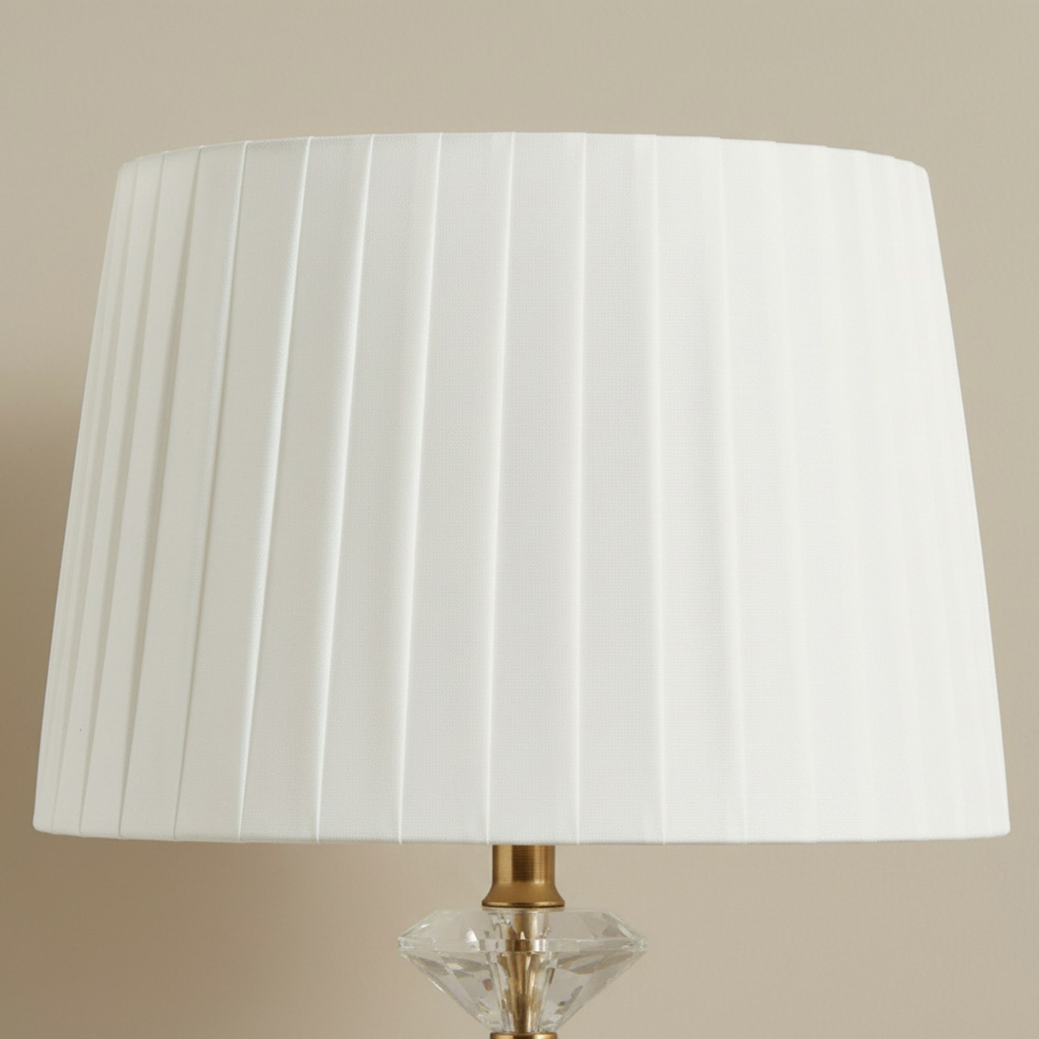 Merick Crystal Table Lamp with Pleated Shade - 30x50 cm-hbxlivingroom-lighting-tablelamps-image-3