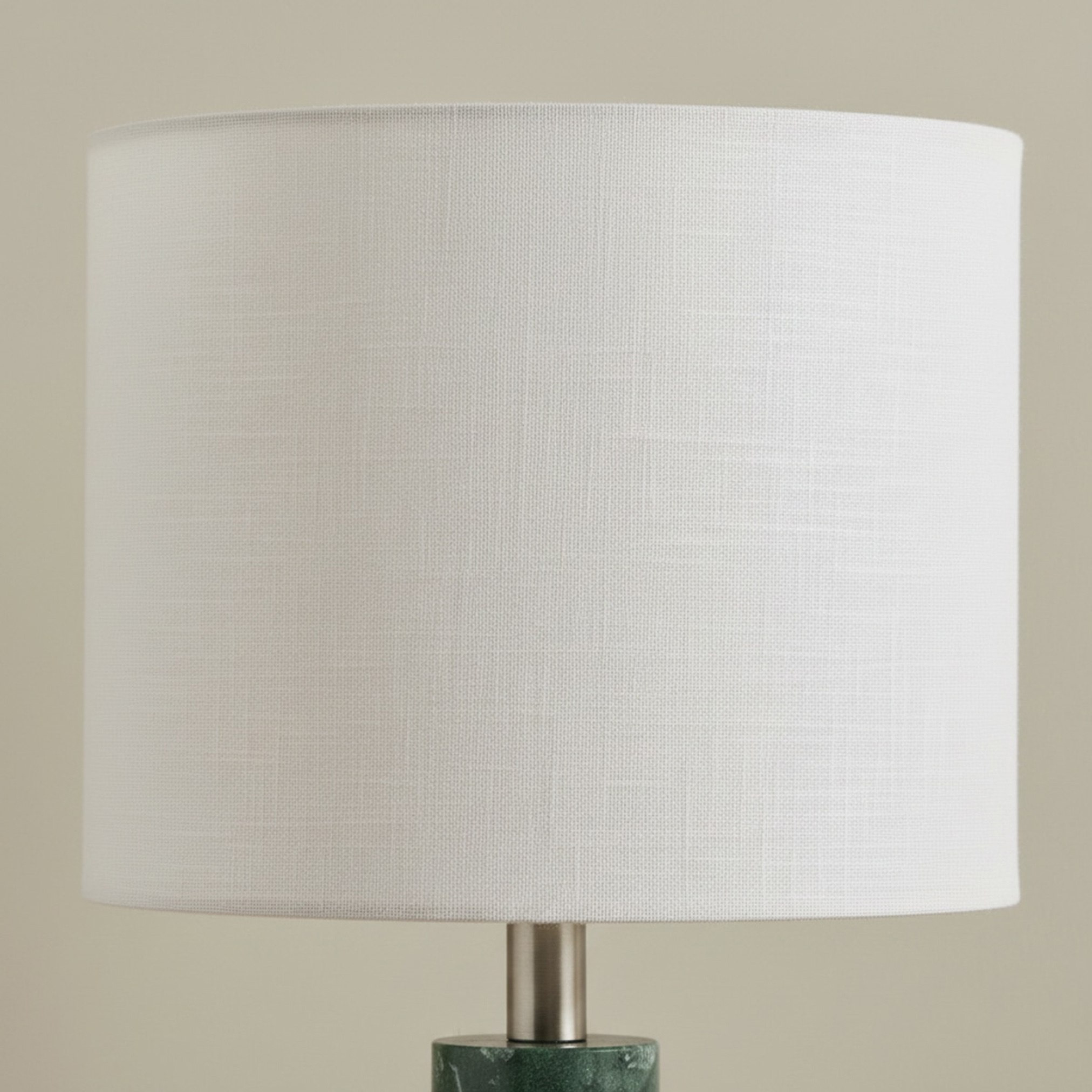 Merick Marble Table Lamp with Linen Shade - 25x51 cm-hbxlivingroom-lighting-tablelamps-image-3