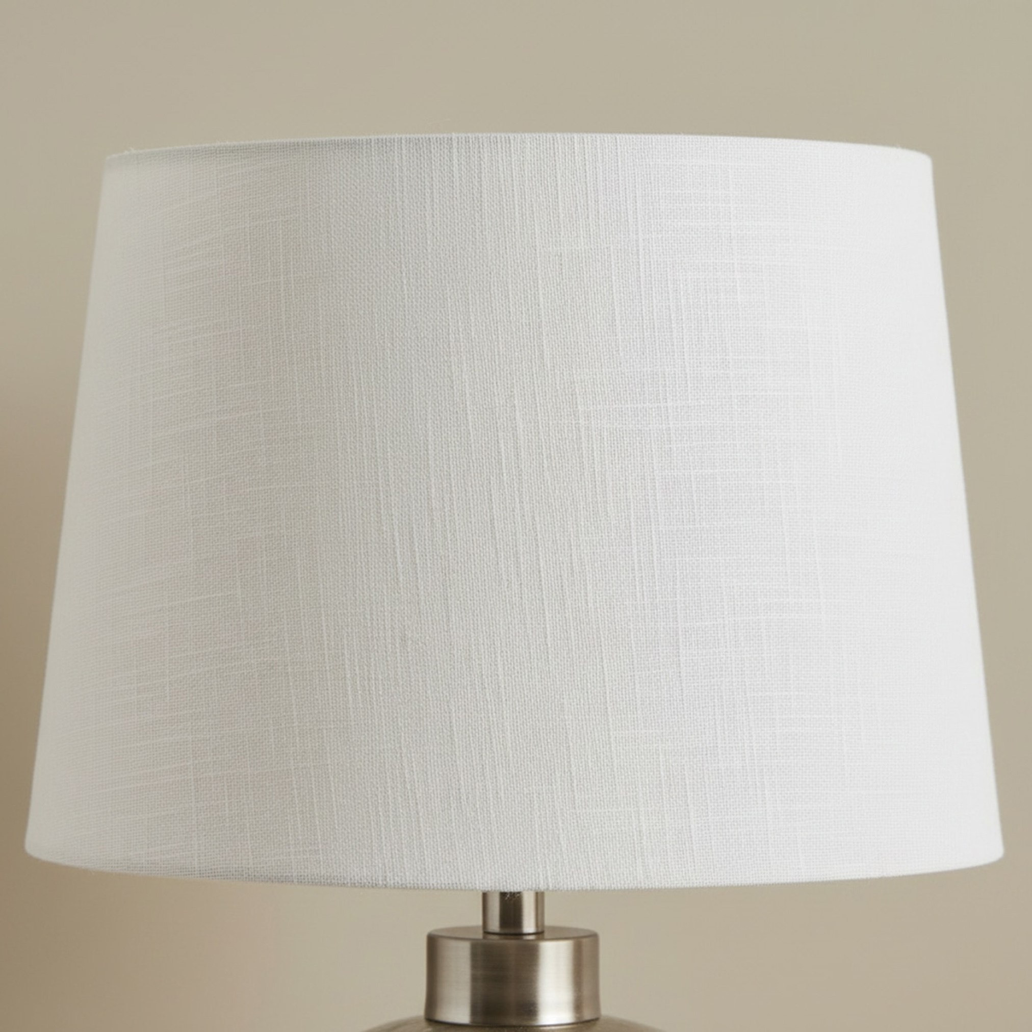 Merick Glass Table Lamp with Linen Shade - 30x50 cm-hbxlivingroom-lighting-tablelamps-image-3