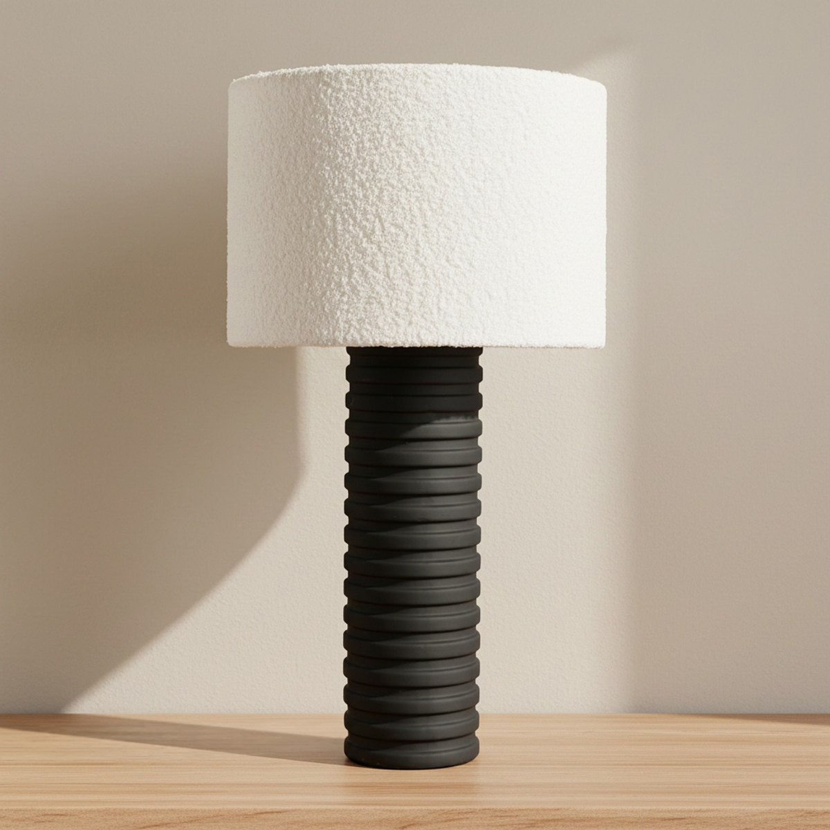 Merick Ceramic Table Lamp with Linen Shade - 35x64 cm-hbxlivingroom-lighting-tablelamps-image-1