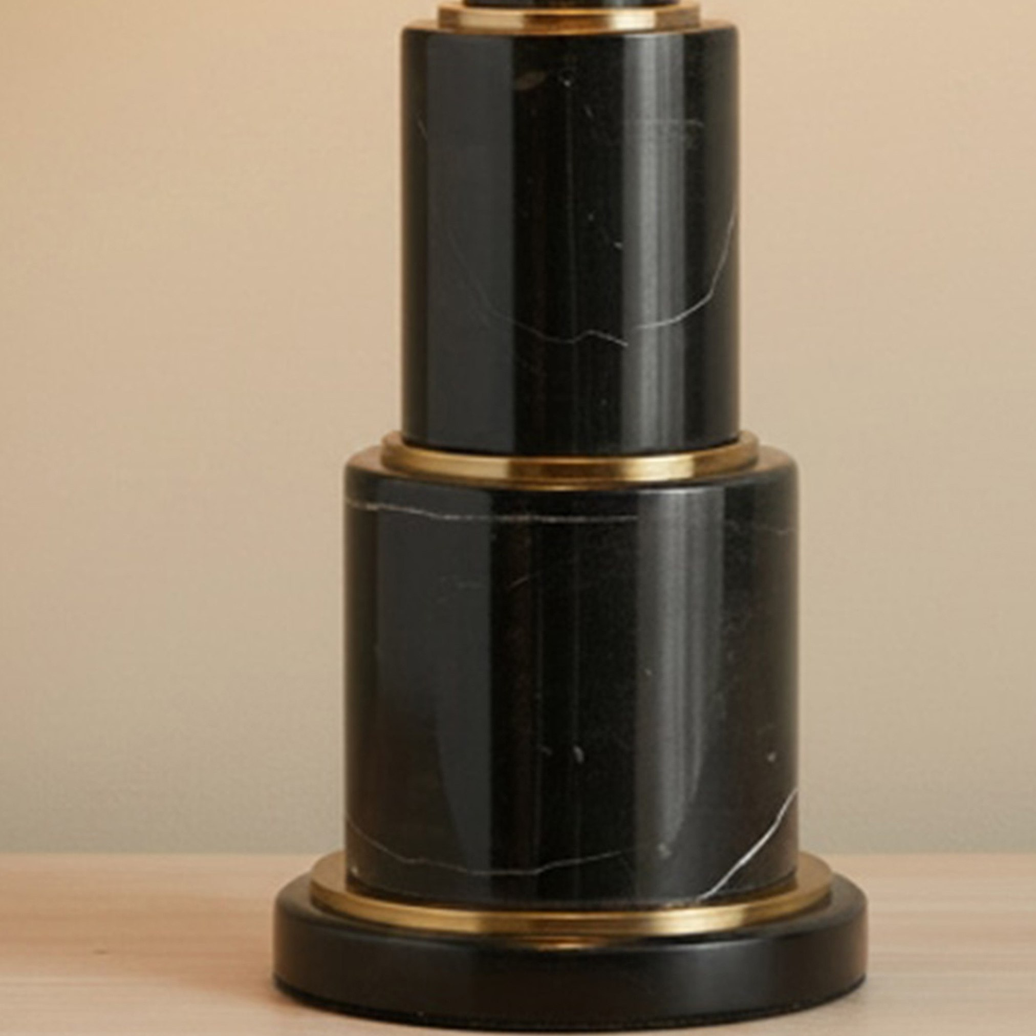 Merick Marble Table Lamp with Linen Shade - 35x64 cm-hbxlivingroom-lighting-tablelamps-image-4