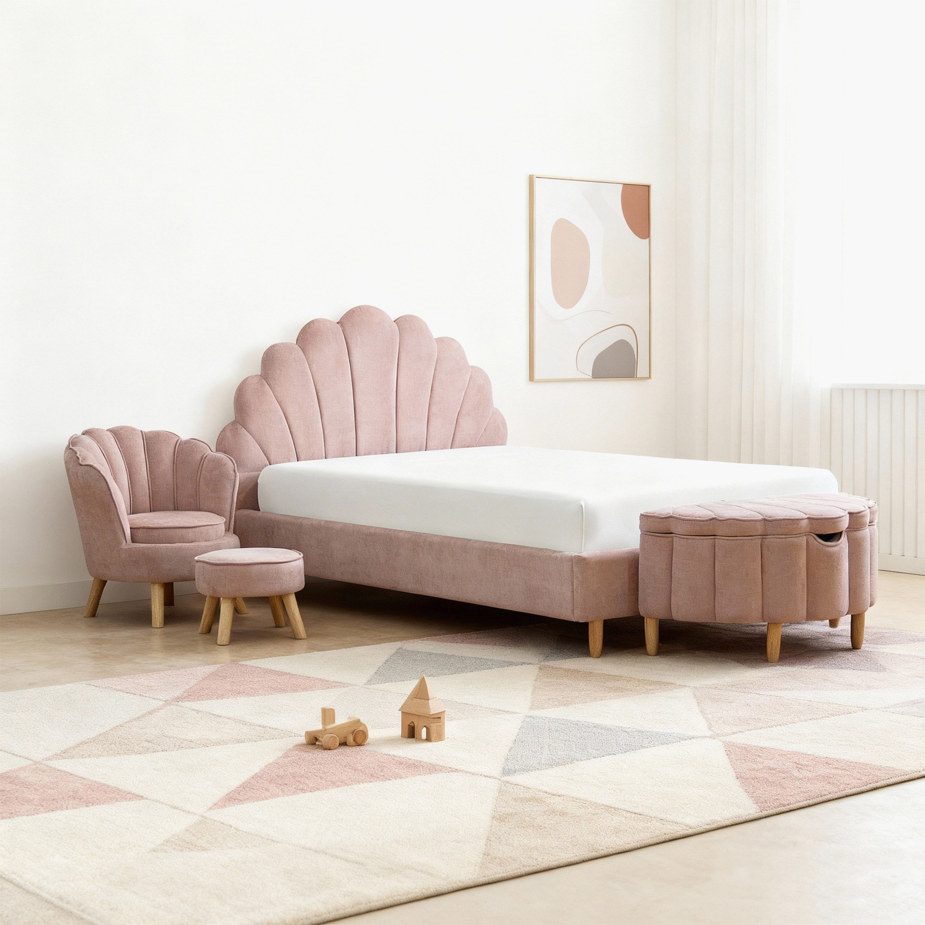 سرير فردي منجد بلوم من آيفوري - 90x200 سم-hbxkidsandyouth-bedsandbedsets-beds-single-image-14