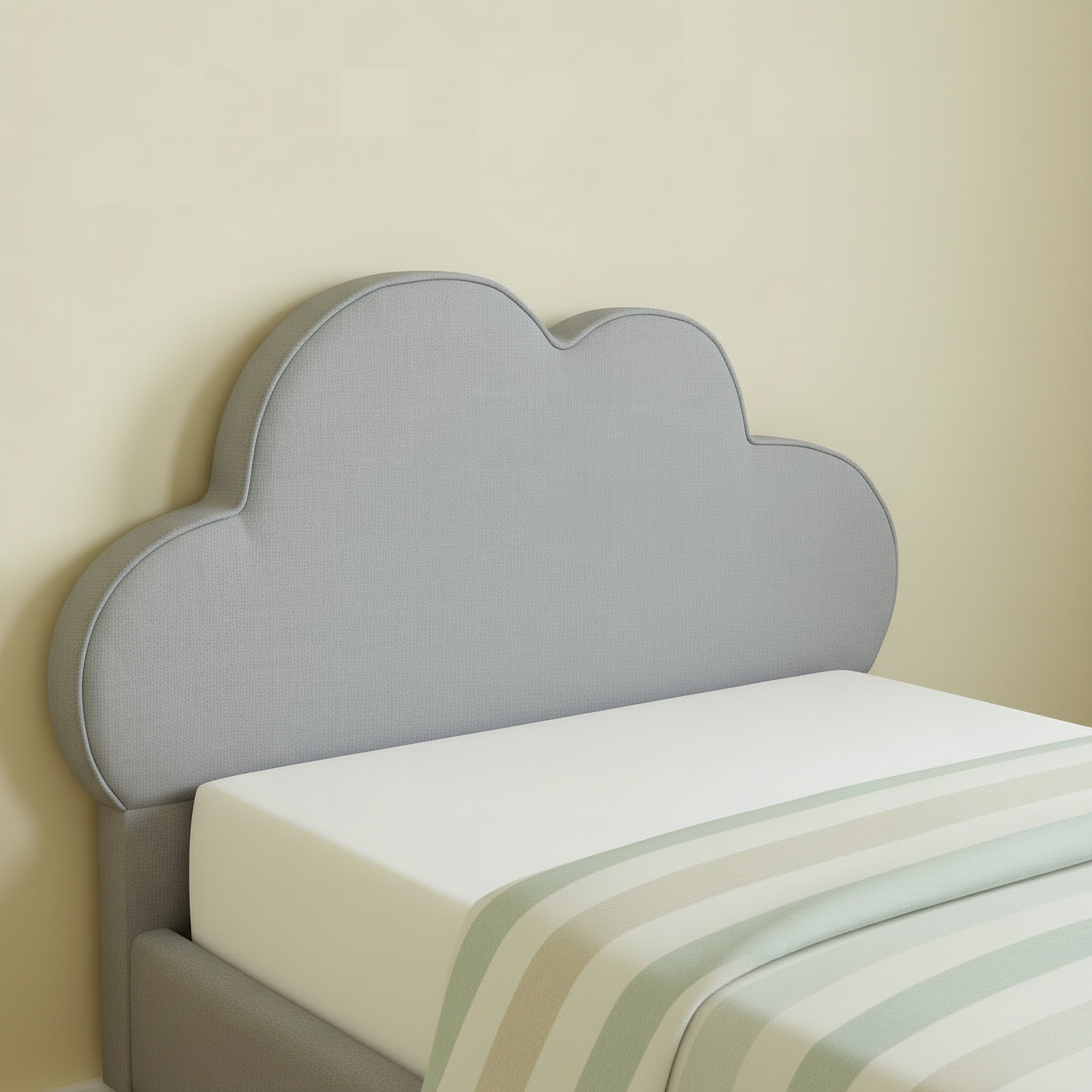 Ivory Nimbus Nxt Upholstered Twin Bed - 120x200 cm-hbxbedroom-bedsandbedsets-upholsteredbeds-twin-image-3