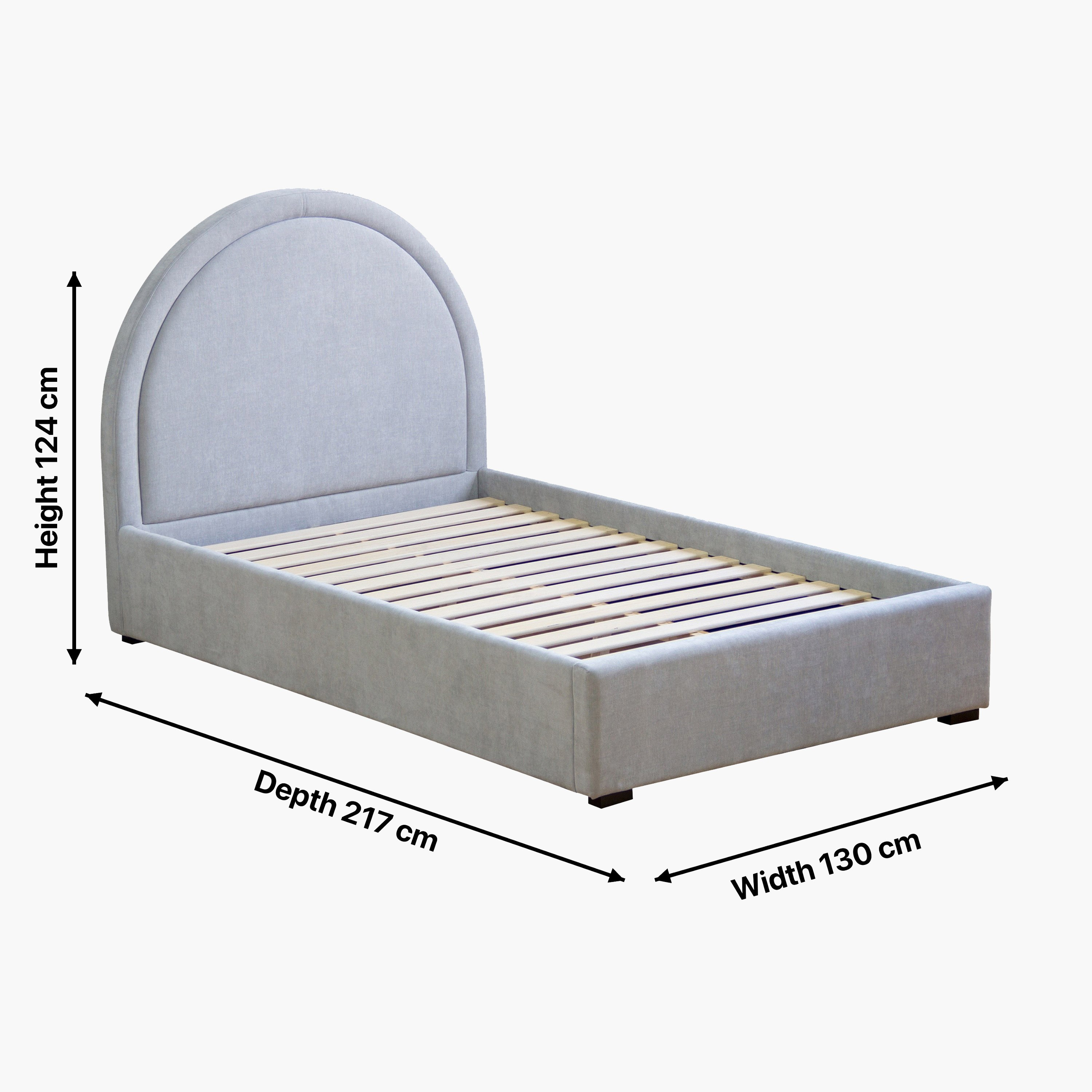 Ivory Luna Upholstered Twin Bed - 120x200 cm-hbxbedroom-bedsandbedsets-upholsteredbeds-twin-image-6