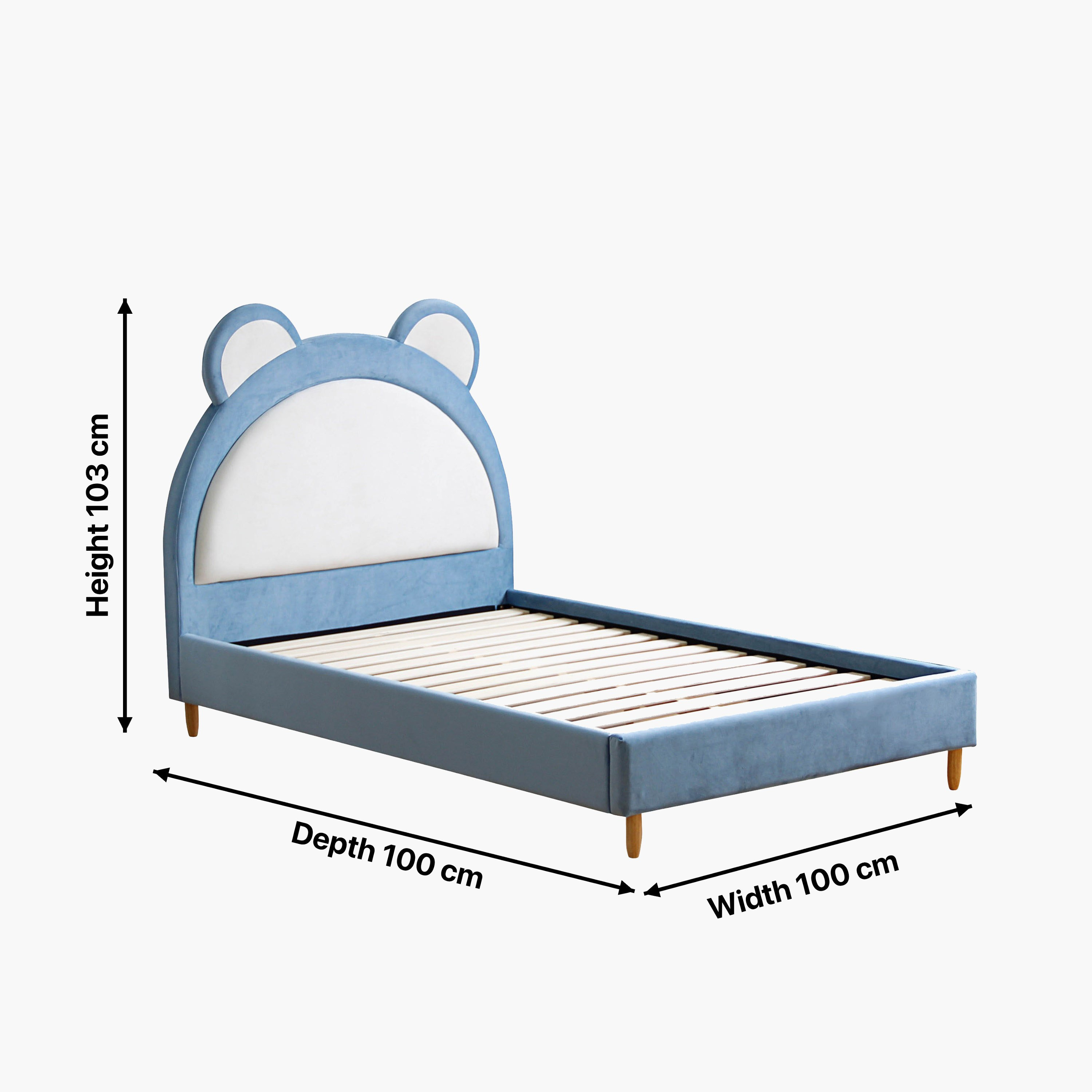 Ivory Aubrey Upholstered Twin Bed - 120x200 cm-hbxbedroom-bedsandbedsets-upholsteredbeds-twin-image-6