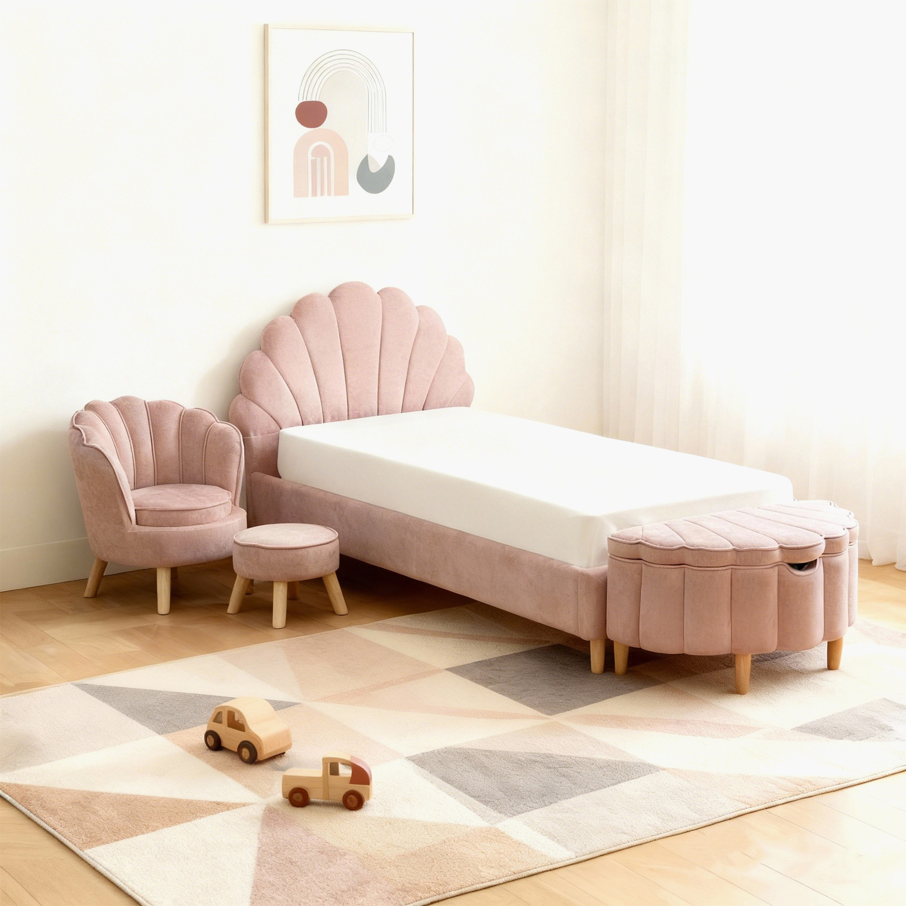 Ivory Bloom Pouf with Storage-hbxfurniture-kidsroom-studychairs-image-10