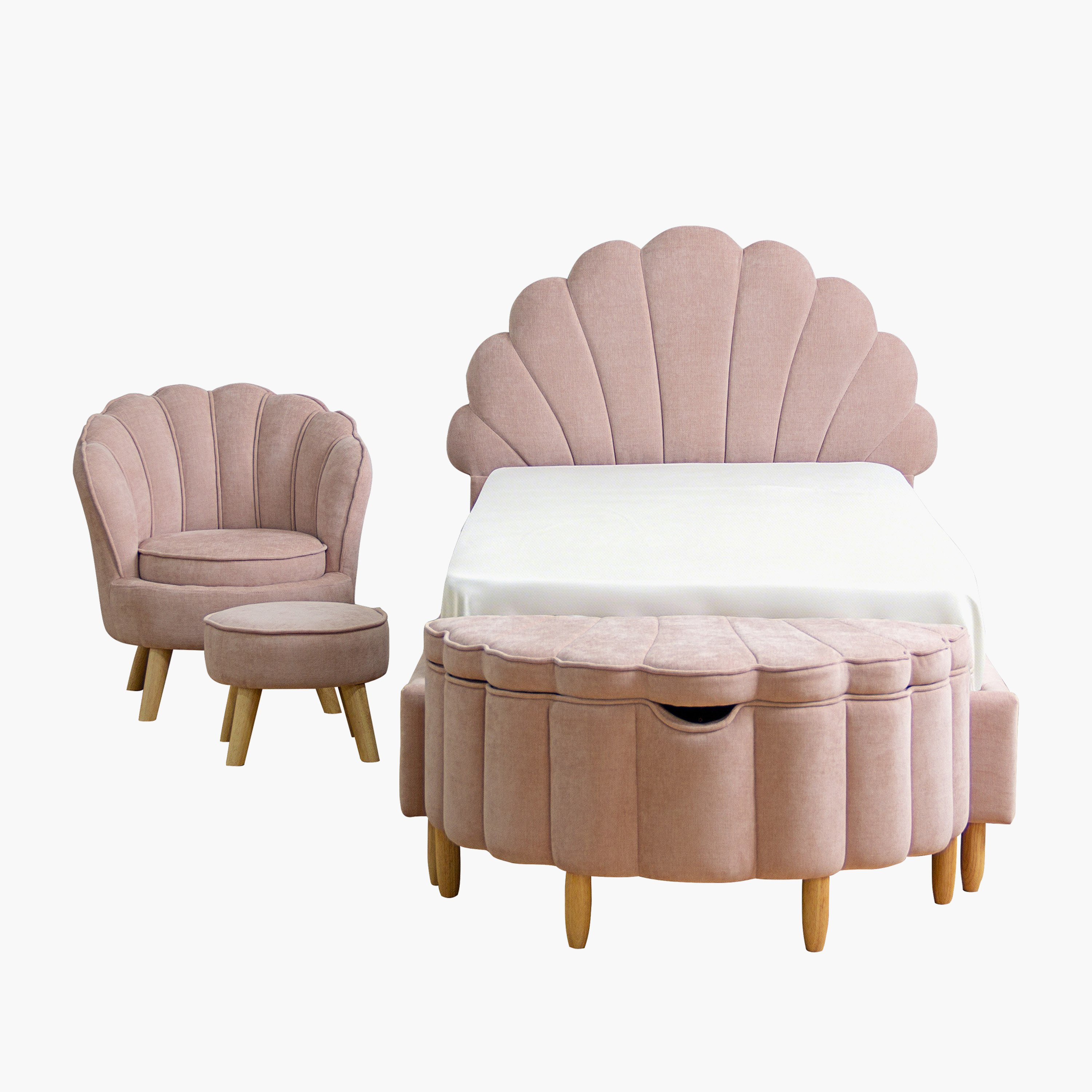 Ivory Bloom Pouf with Storage-hbxfurniture-kidsroom-studychairs-image-9