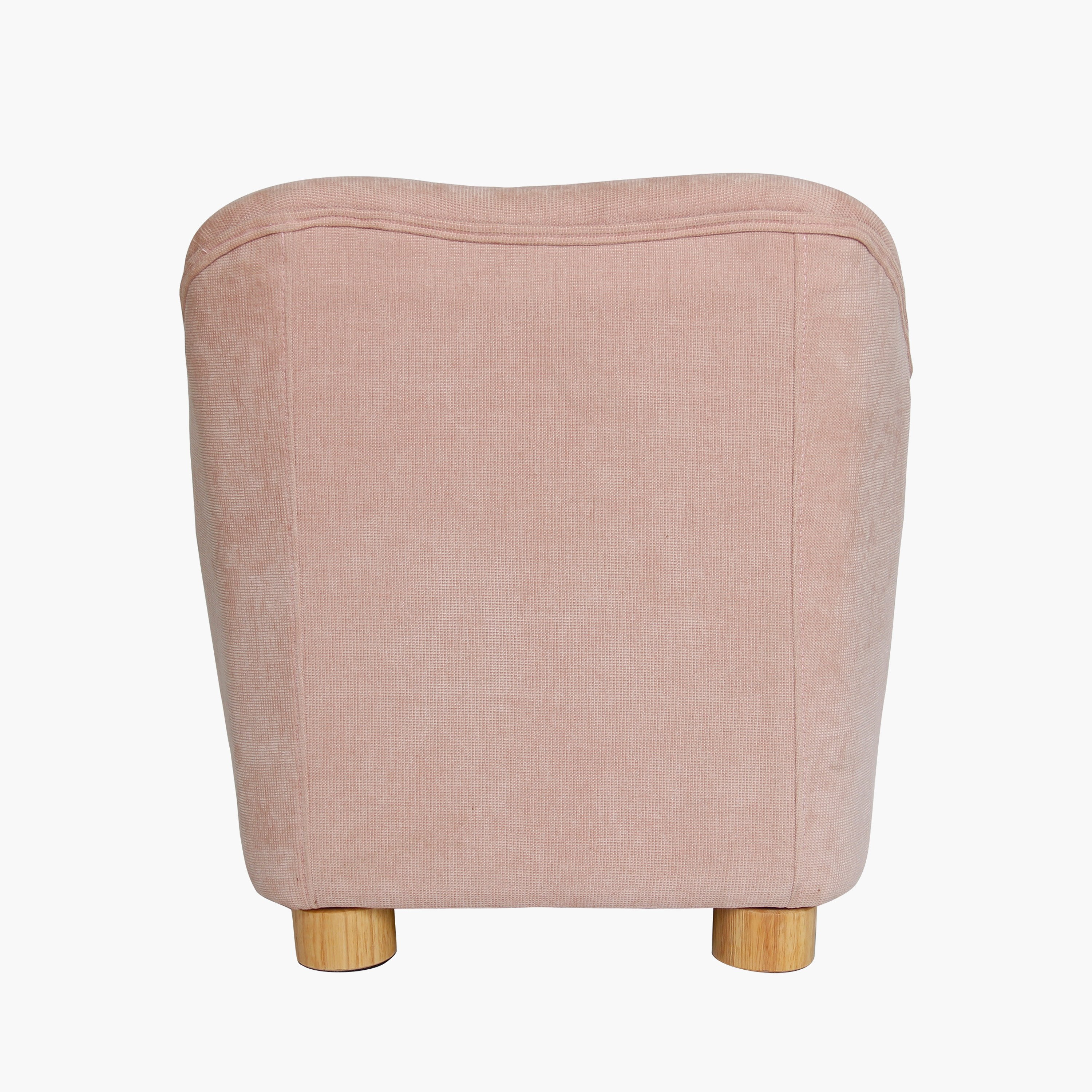Ivory Curve Kids Armchair with Stool-hbxfurniture-kidsroom-studychairs-image-5