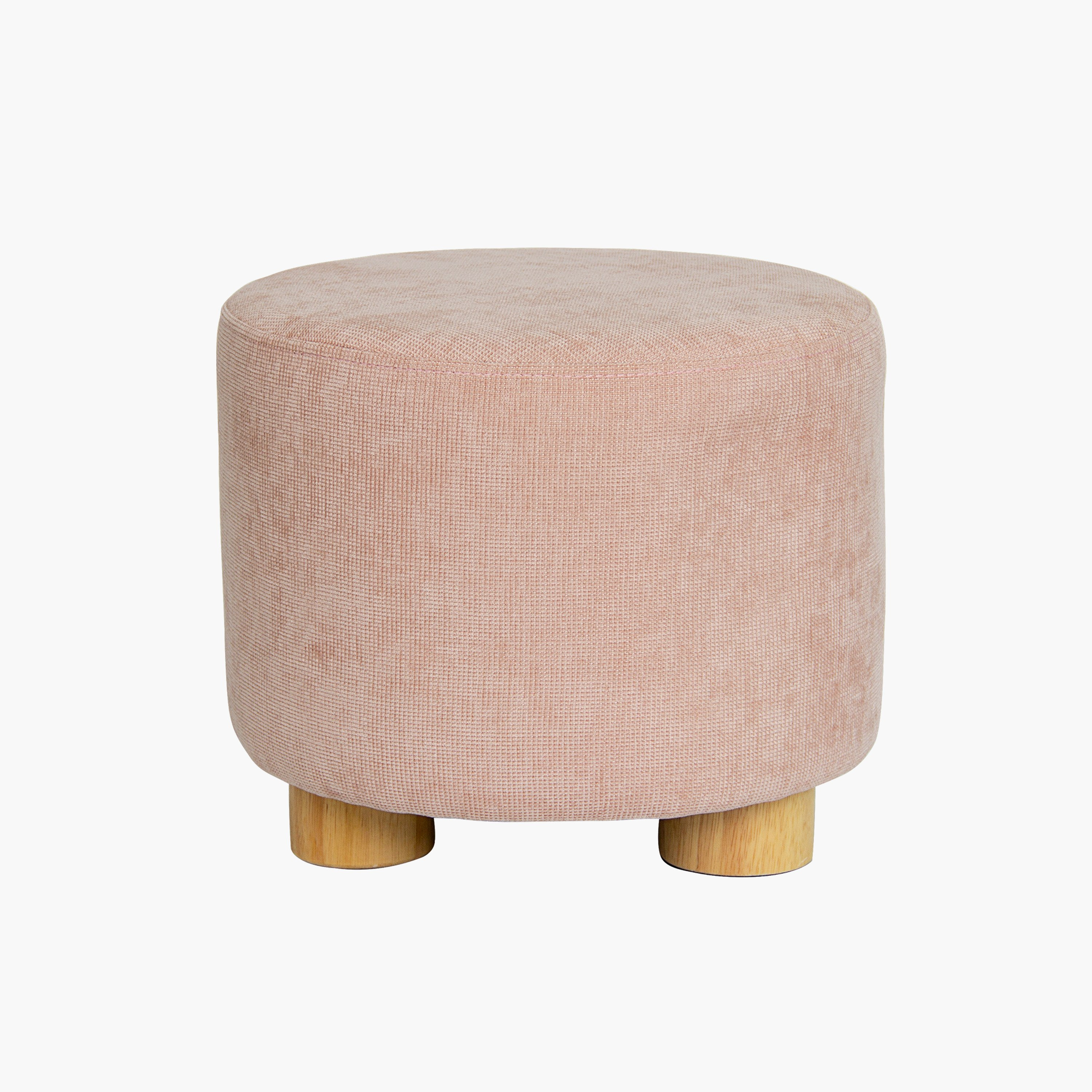 Ivory Curve Kids Armchair with Stool-hbxfurniture-kidsroom-studychairs-image-6
