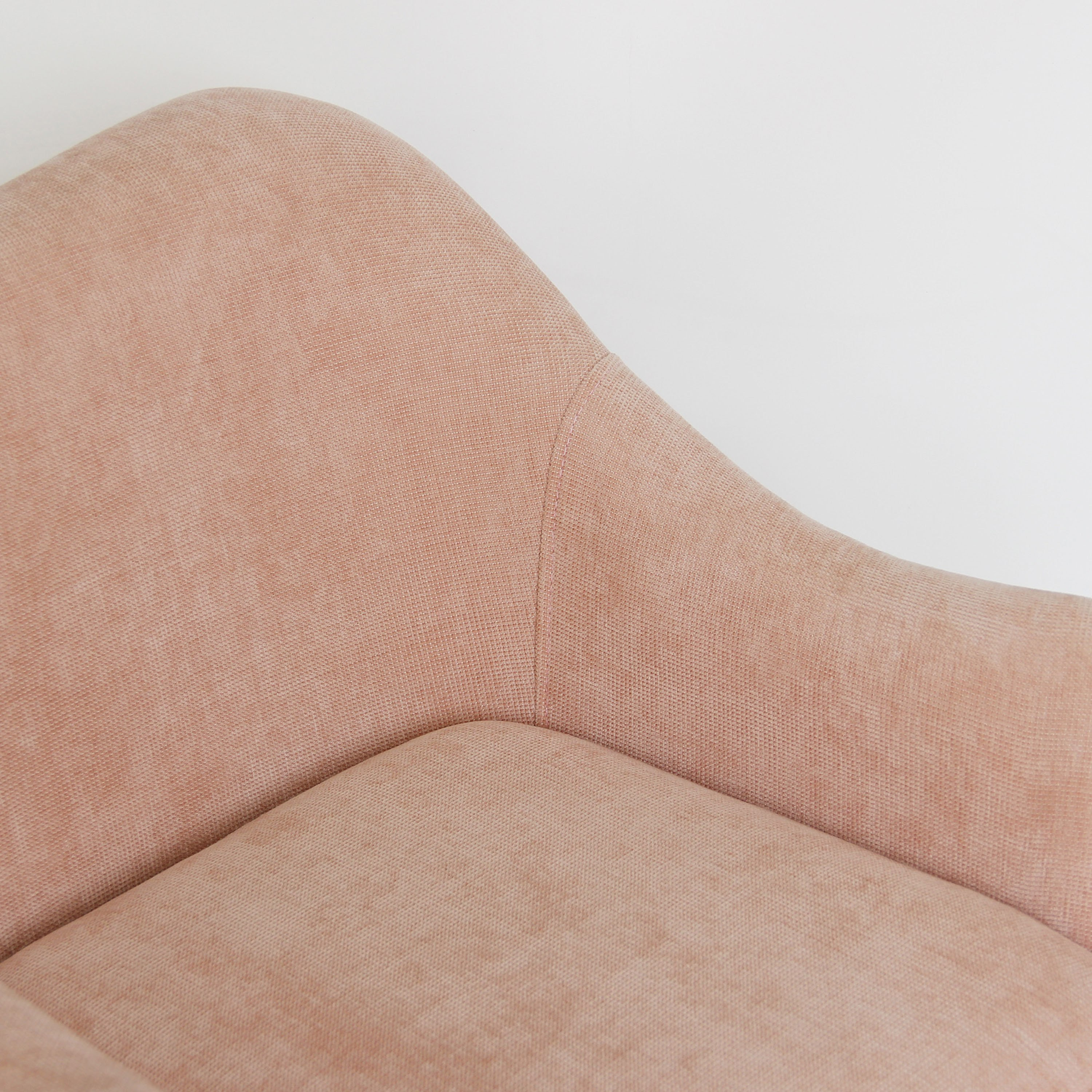 Ivory Curve Kids Armchair with Stool-hbxfurniture-kidsroom-studychairs-image-9