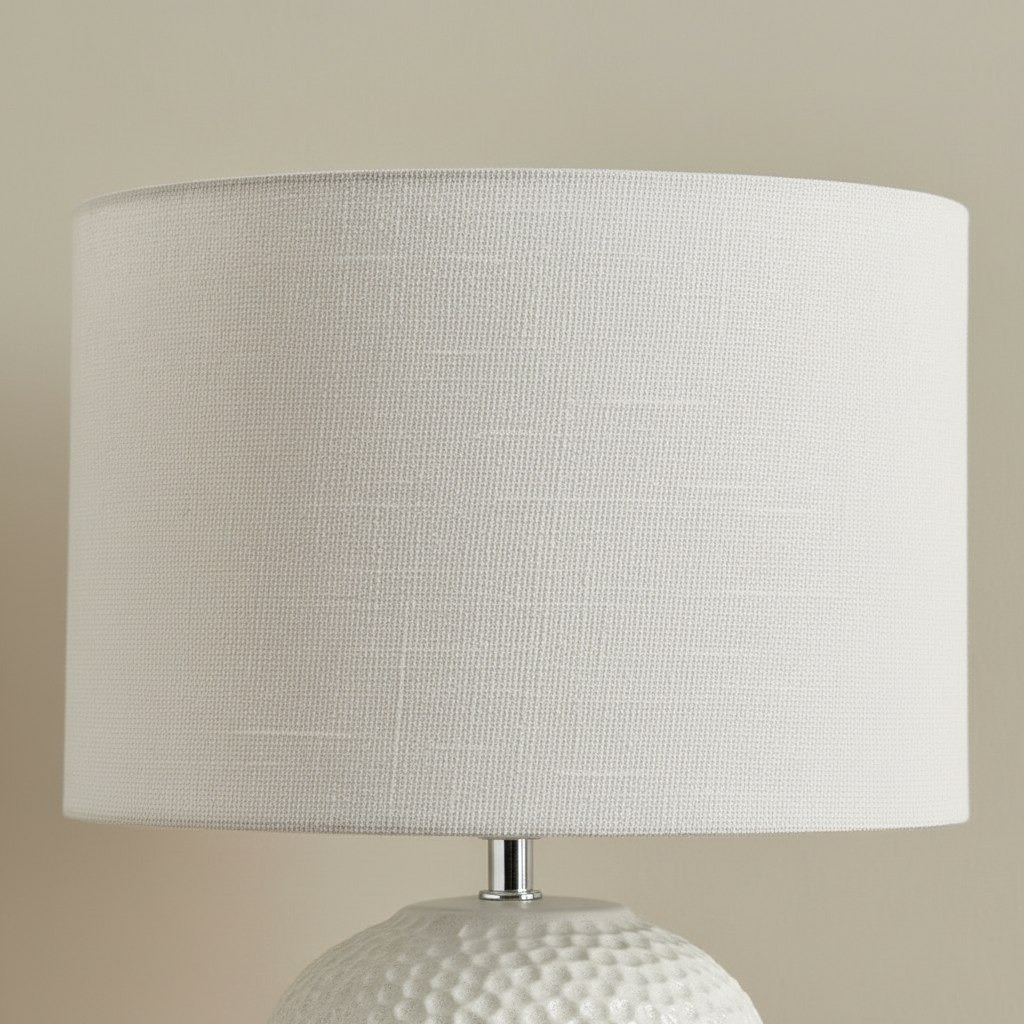 مصباح طاولة سيراميك مع غطاء كتان من إلينور - 55 سم-hbxlivingroom-lighting-tablelamps-image-3