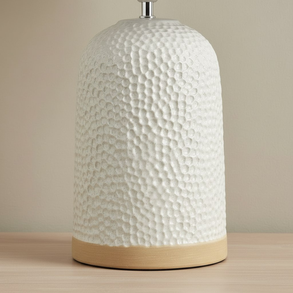 مصباح طاولة سيراميك مع غطاء كتان من إلينور - 55 سم-hbxlivingroom-lighting-tablelamps-image-4