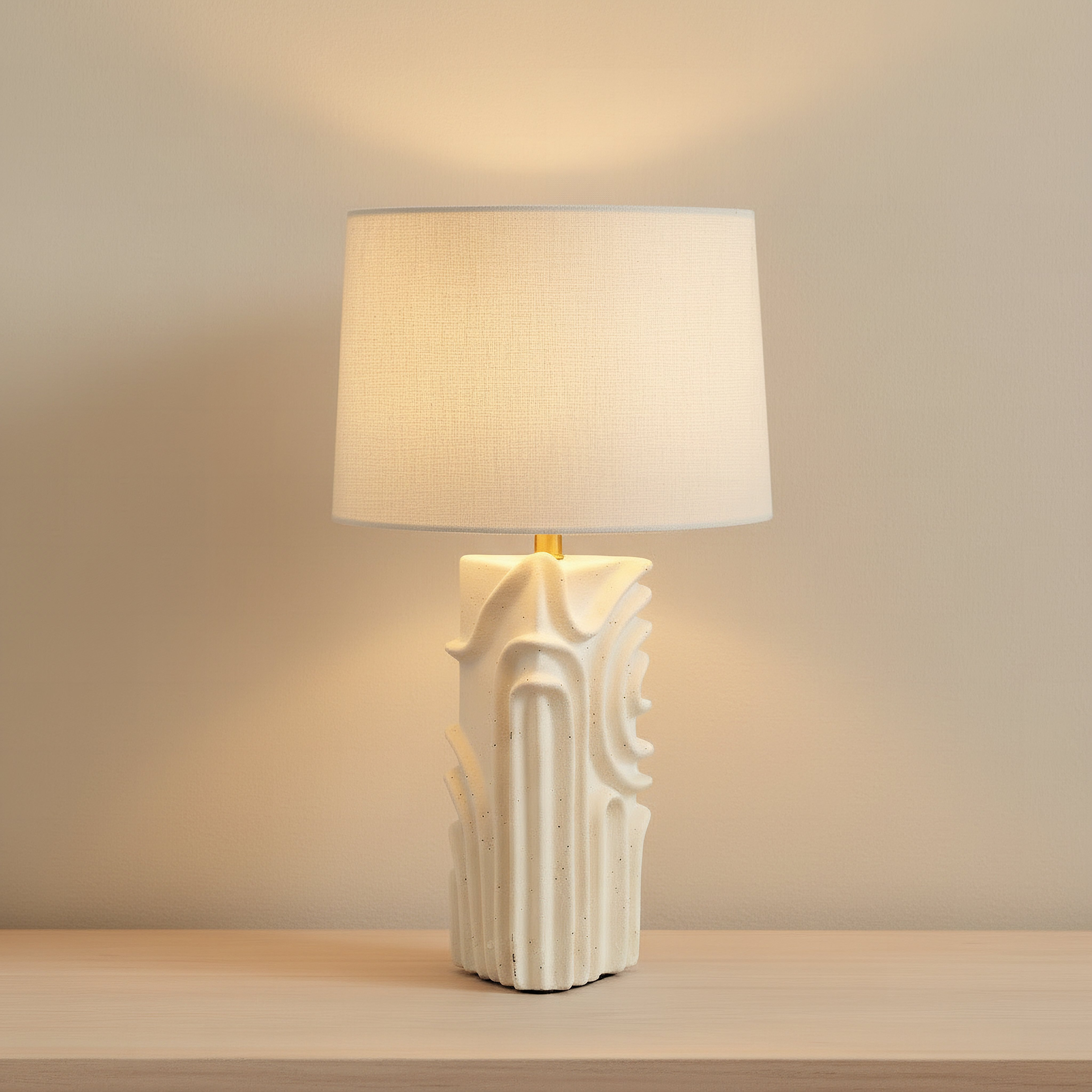 Elinor Ceramic Table Lamp with Linen Shade - 43.5 cm-hbxlivingroom-lighting-tablelamps-image-2