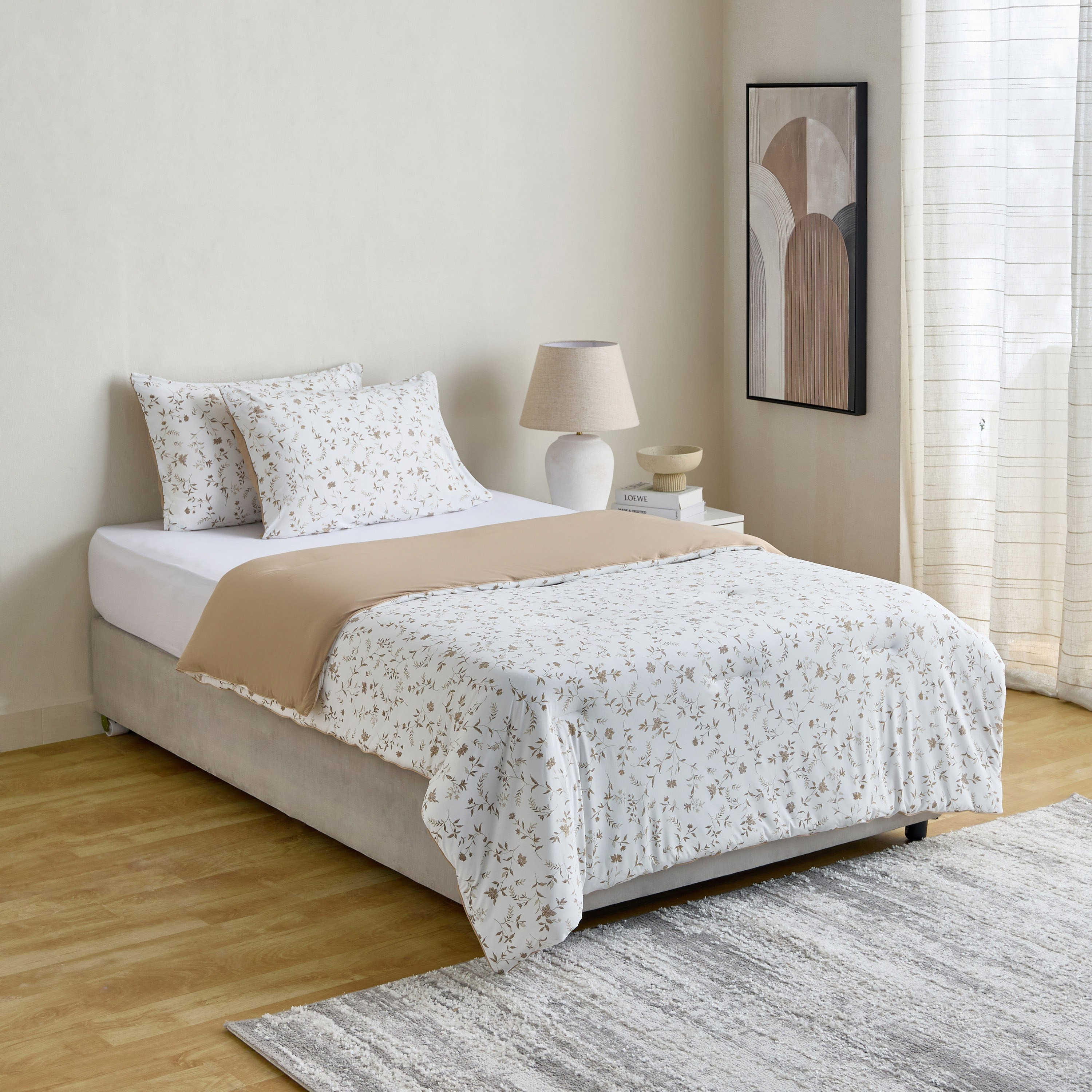 طقم لحاف مقاس توين 3 قطع بطبعات من كولتكس كولينج - 160×220 سم -hbxhomeware-hbxbedroom-image-7