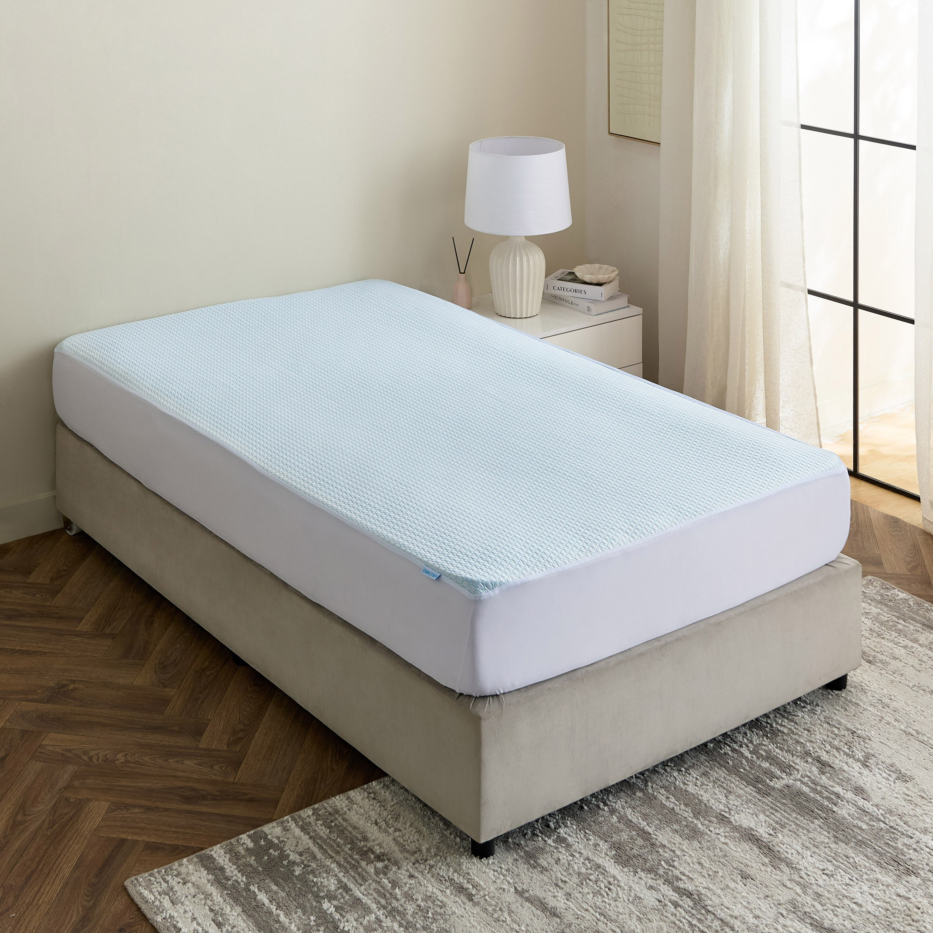 Cooltex Waterproof Single Mattress Protector - 90x200+40 cm-hbxhomeware-hbxbedroom-image-2