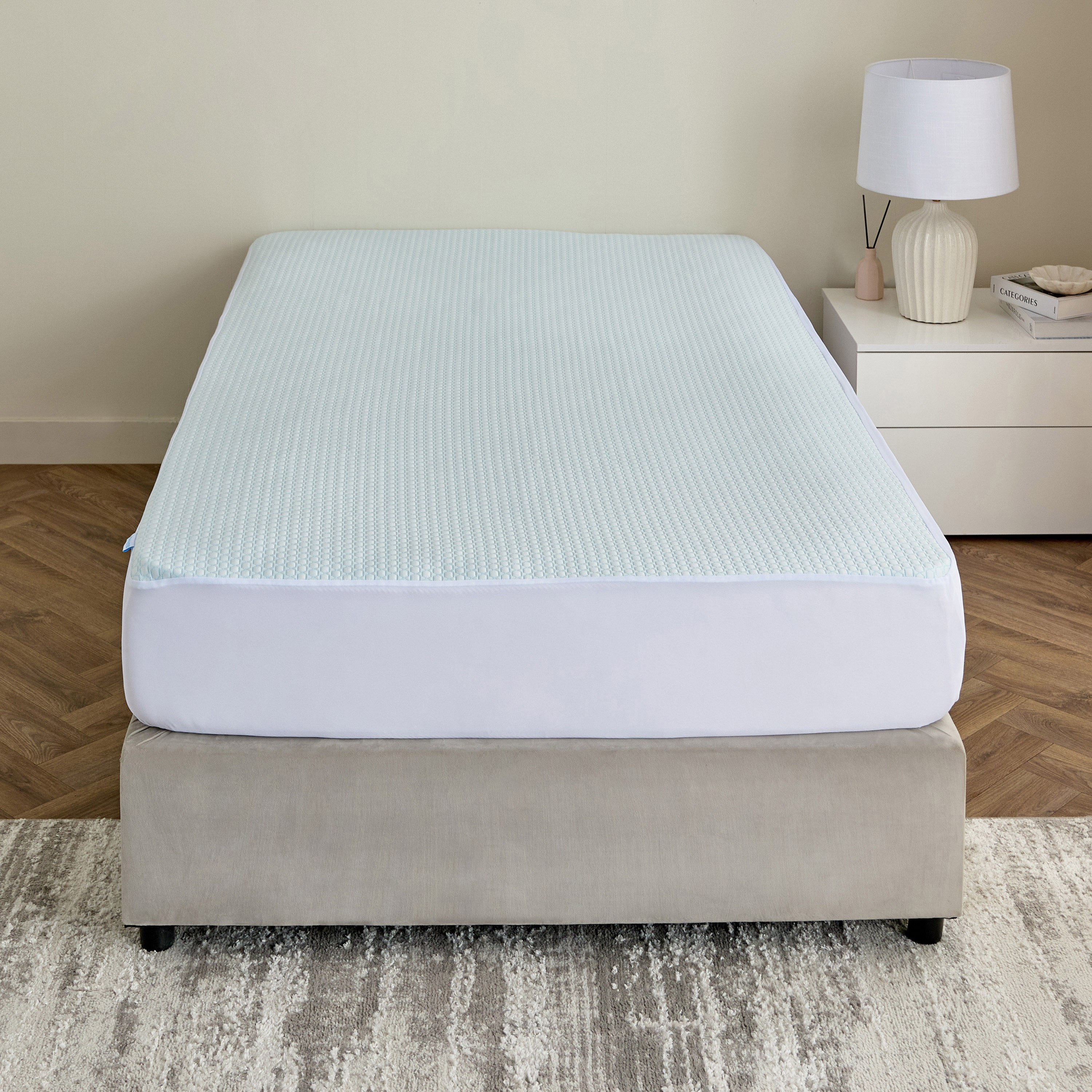 Cooltex Waterproof Twin Mattress Protector - 120x200+40 cm-hbxhomeware-hbxbedroom-image-3