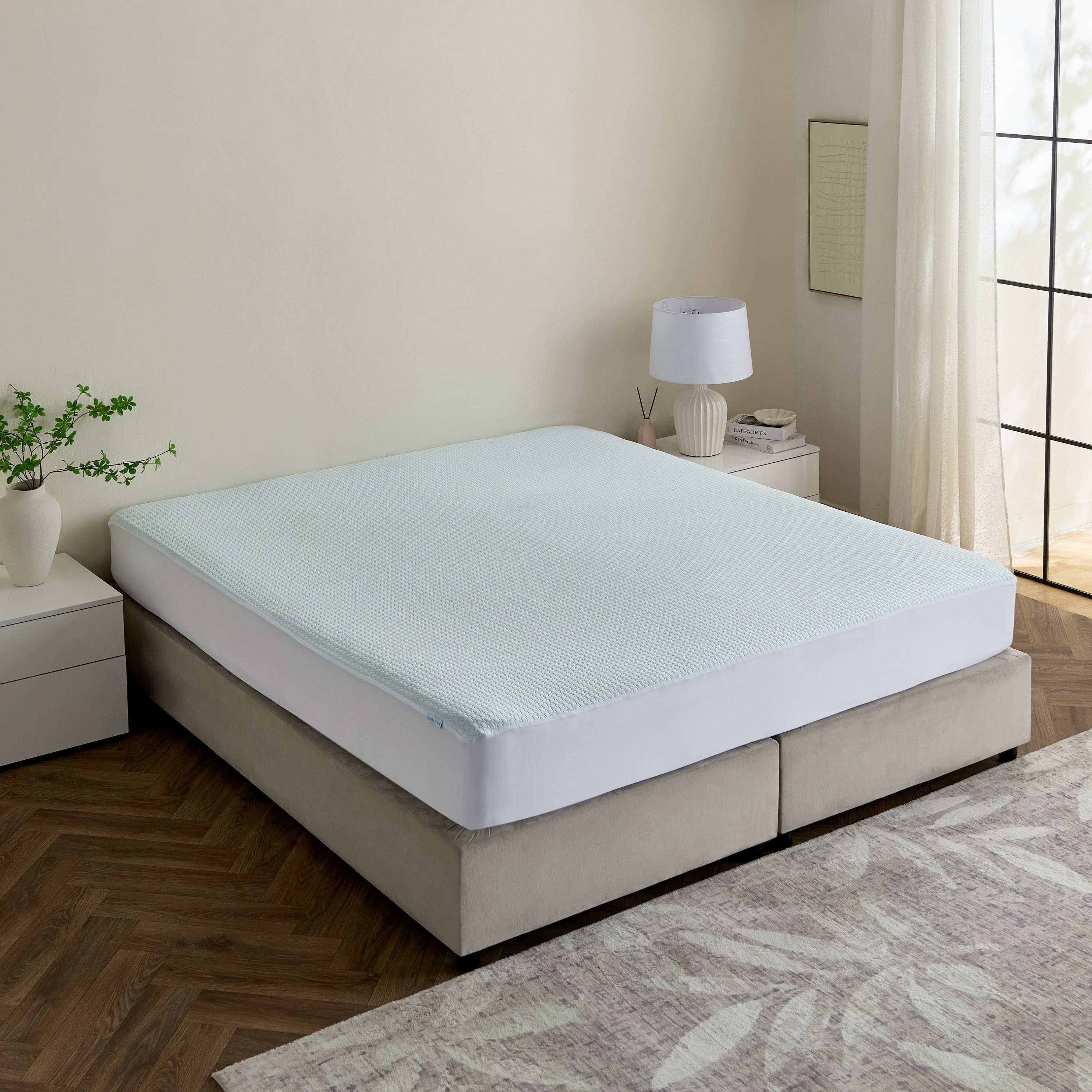 Cooltex Waterproof Olympic Queen Mattress Protector - 160x200+40 cm-hbxhomeware-hbxbedroom-image-2