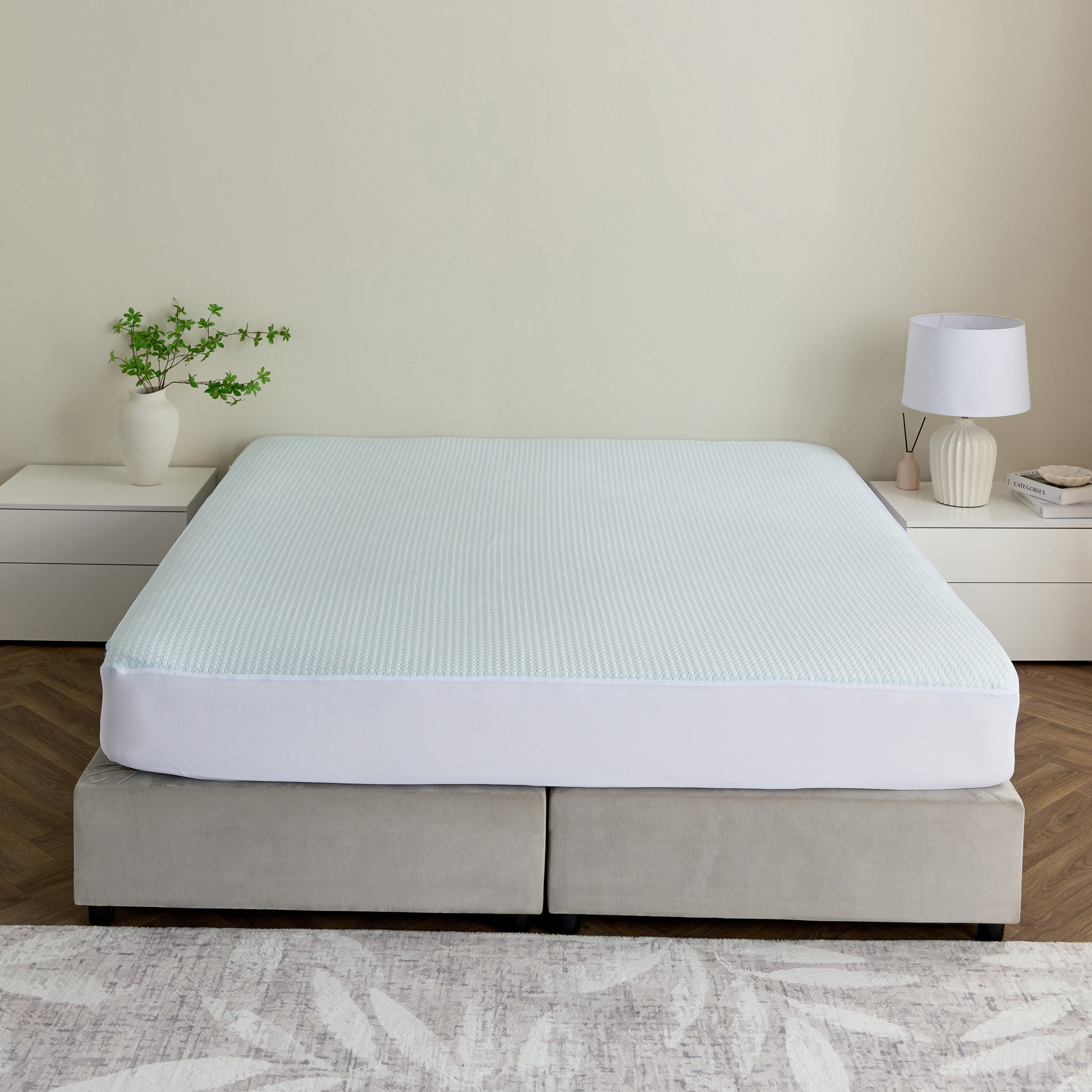 Cooltex Waterproof Olympic Queen Mattress Protector - 160x200+40 cm-hbxhomeware-hbxbedroom-image-3