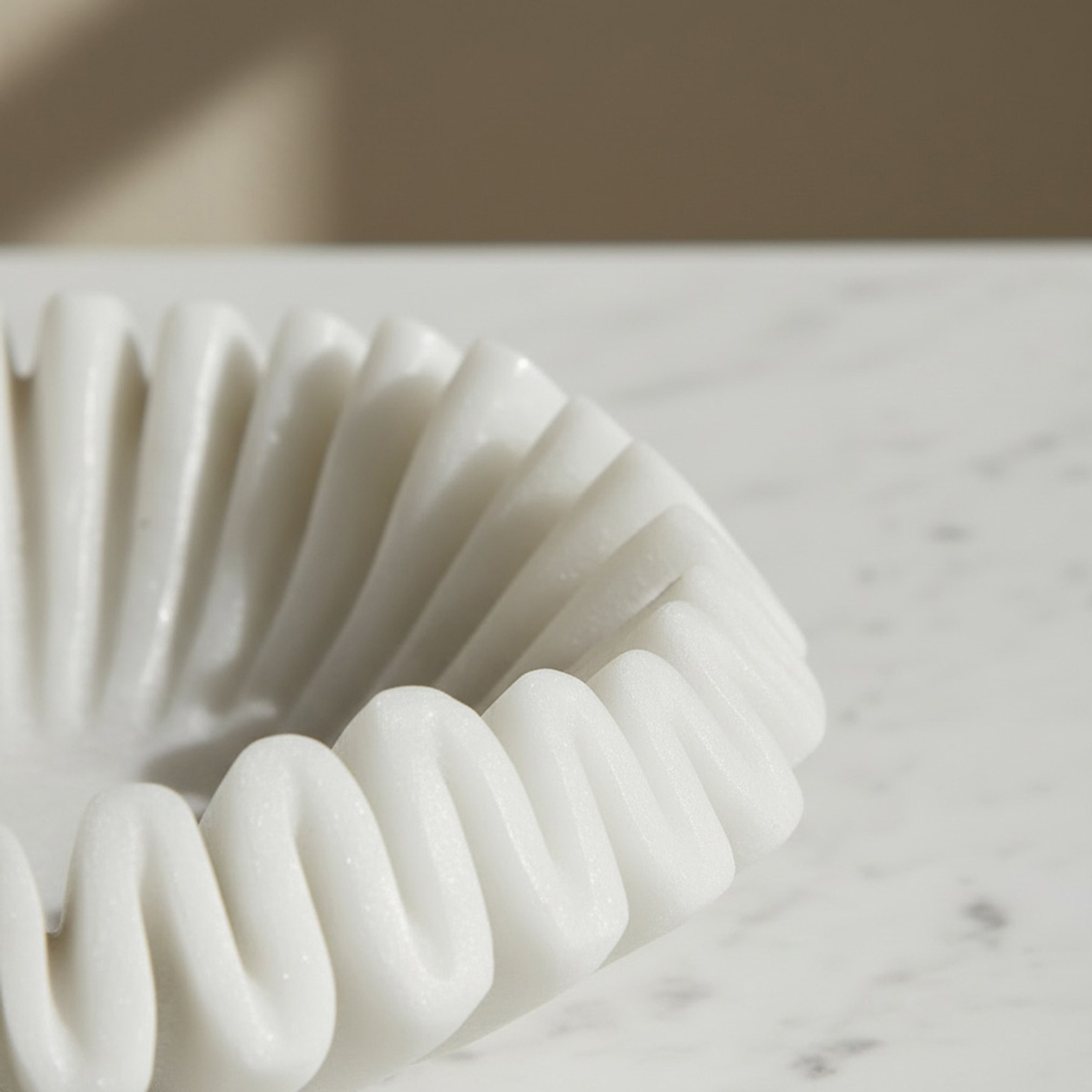 Monochrome Clifford Ora Luxe Marble Decorative Tray - 24.3x24.3x6.8 cm-hbxhomeware-hbxdecorandfurnishings-image-3