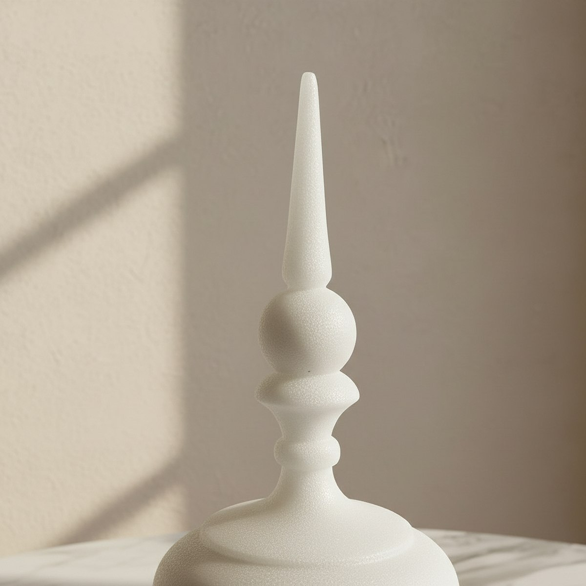 Clifford Ora Monochrome Luxe Marble Decorative Accent - 12.2x12.2x31.5 cm-hbxhomeware-homedecor-figurinesandornaments-image-2