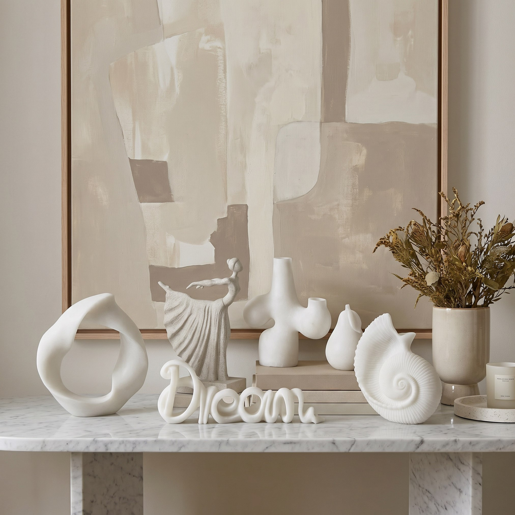 Monochrome Clifford Ora Luxe Marble Decorative Pear Accent - 13x13x19.5 cm-hbxhomeware-homedecor-figurinesandornaments-image-4