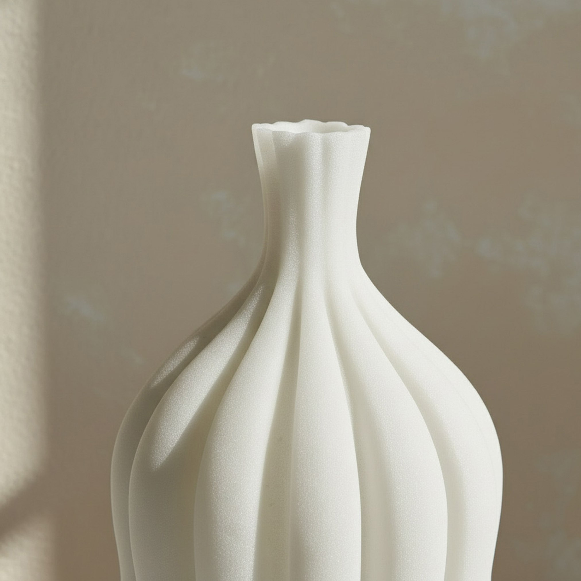 Monochrome Clifford Ora Luxe Marble Decorative Vase - 18.8x18.8x35.7 cm-hbxbedroom-decorandaccessories-vases-image-2