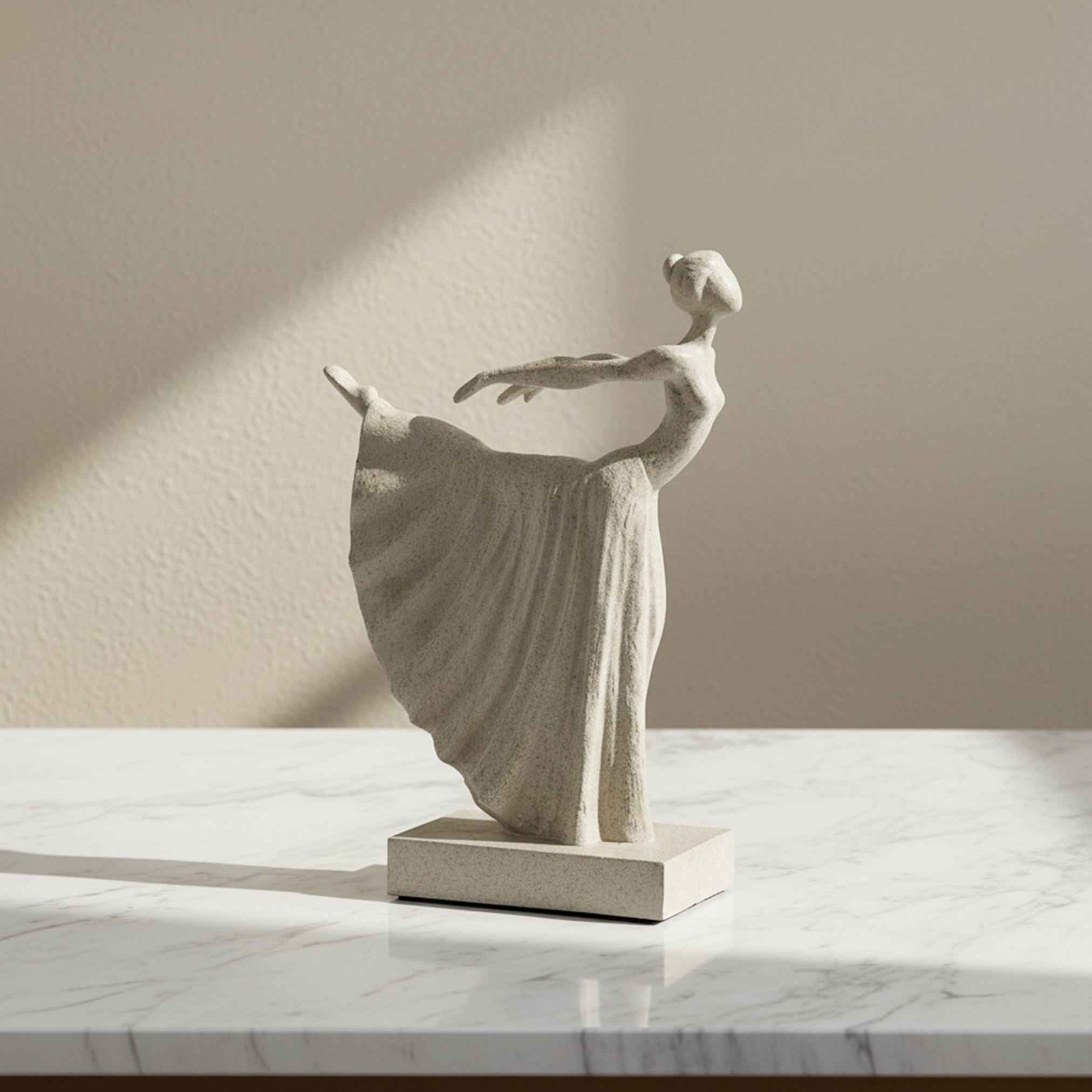 Monochrome Clifford Ora Luxe Polyresin Decorative Accent - 17.3x7.5x23 cm-hbxhomeware-homedecor-figurinesandornaments-image-1