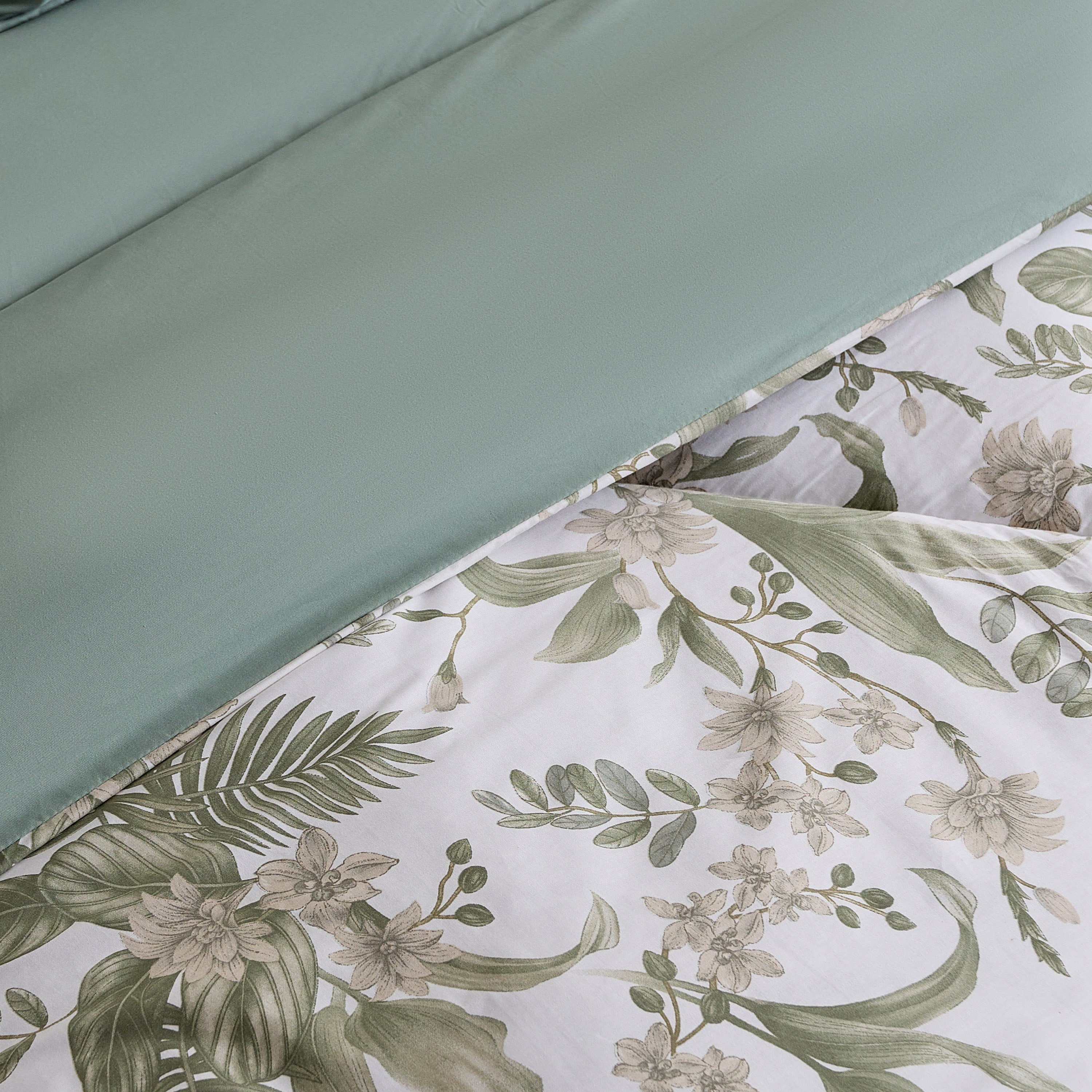 طقم لحاف قطن كينج 9 قطع بطبعات فيرن من فالنسيا - 220x240 سم-hbxhomeware-hbxbedroom-image-3
