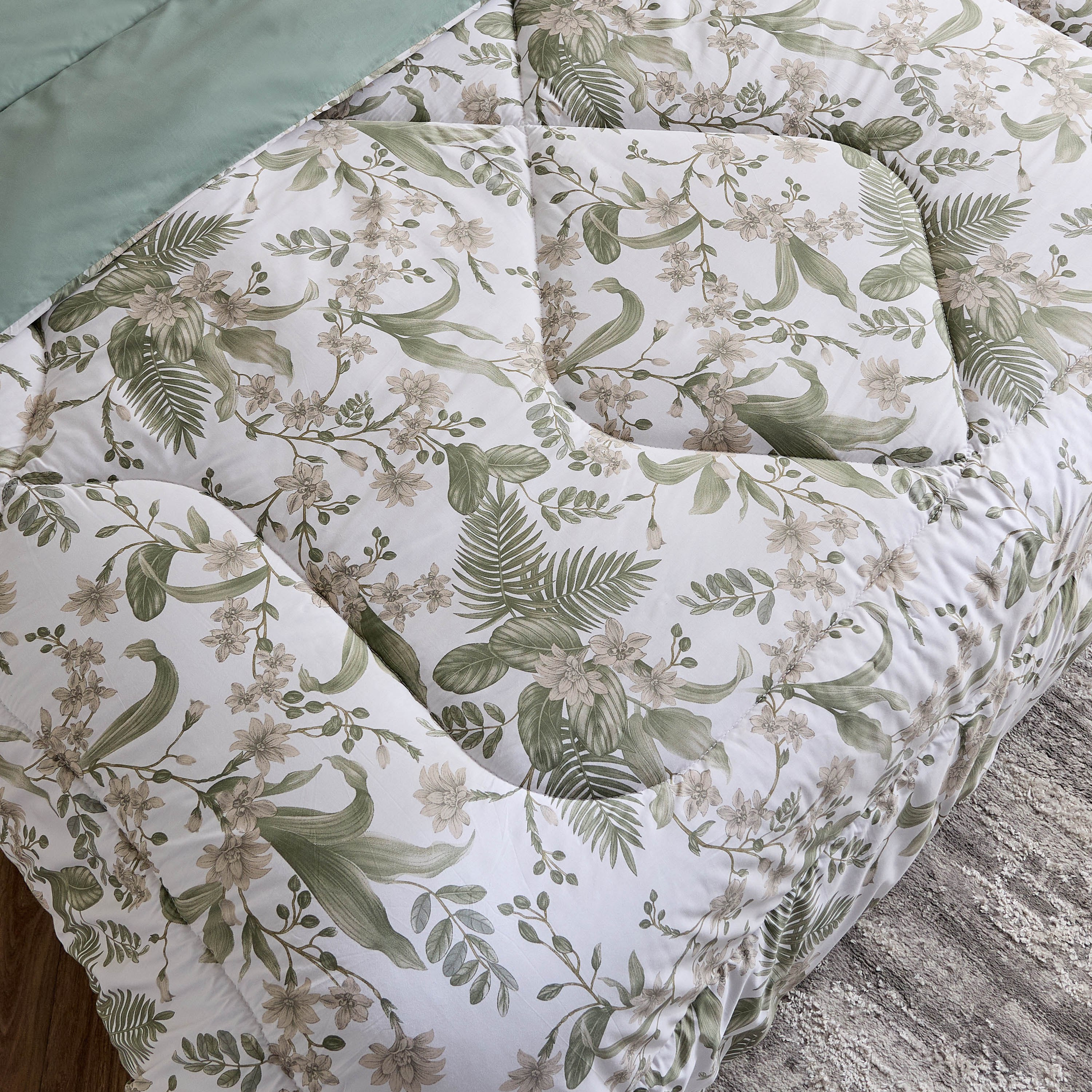 طقم لحاف قطن كينج 9 قطع بطبعات فيرن من فالنسيا - 220x240 سم-hbxhomeware-hbxbedroom-image-4