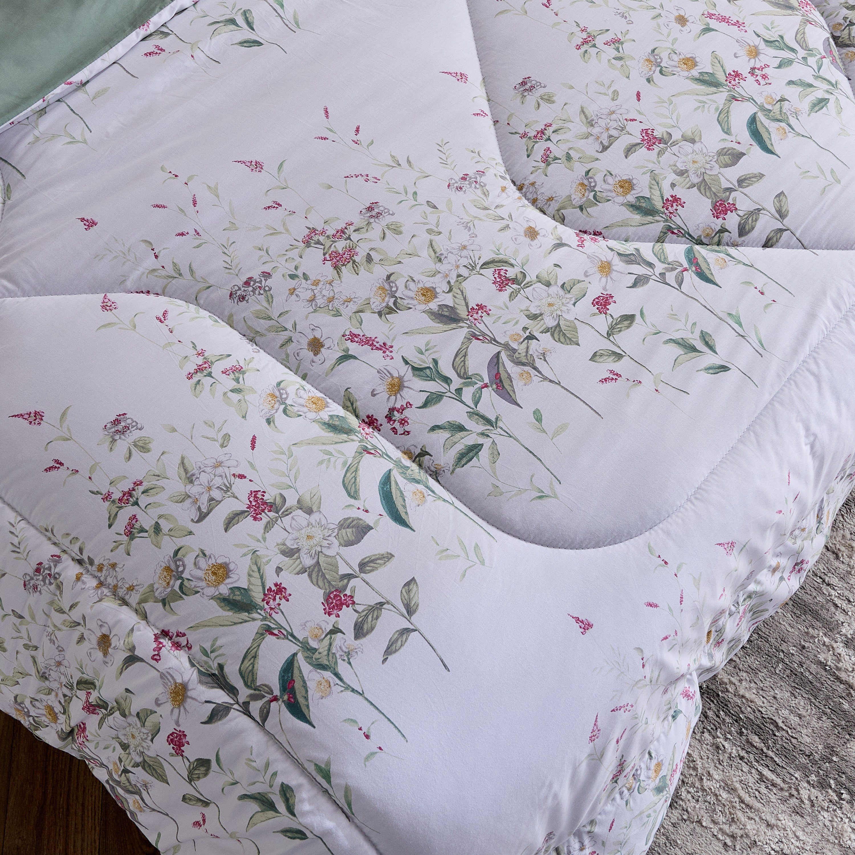 طقم لحاف قطن كينج بطبعات 9 قطع جاردينيا من فالنسيا - 220×240 سم-hbxhomeware-hbxbedroom-image-4