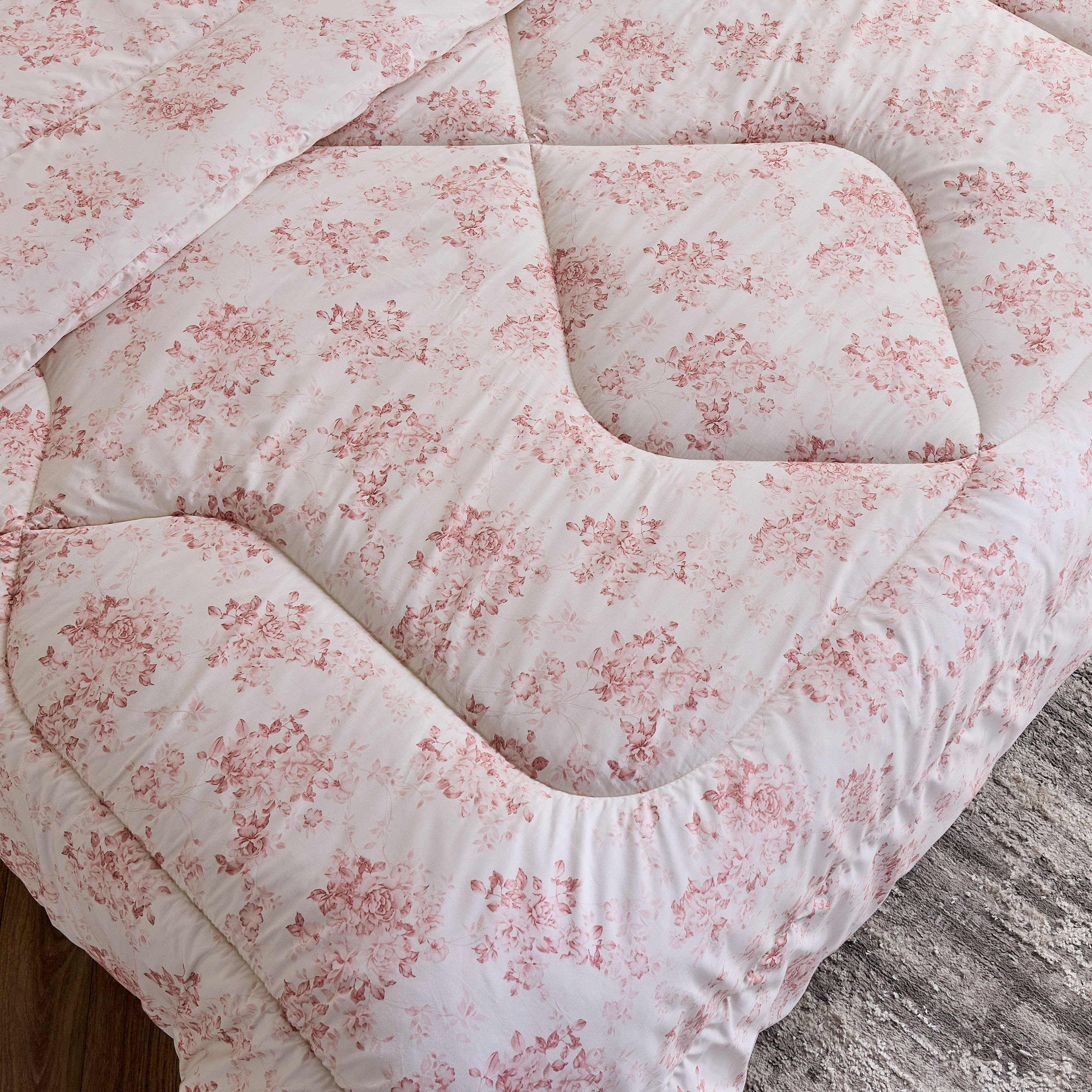 Houston Vintage 5-Piece Floral Printed Cotton King Comforter Set - 220x240 cm-hbxhomeware-hbxbedroom-image-4