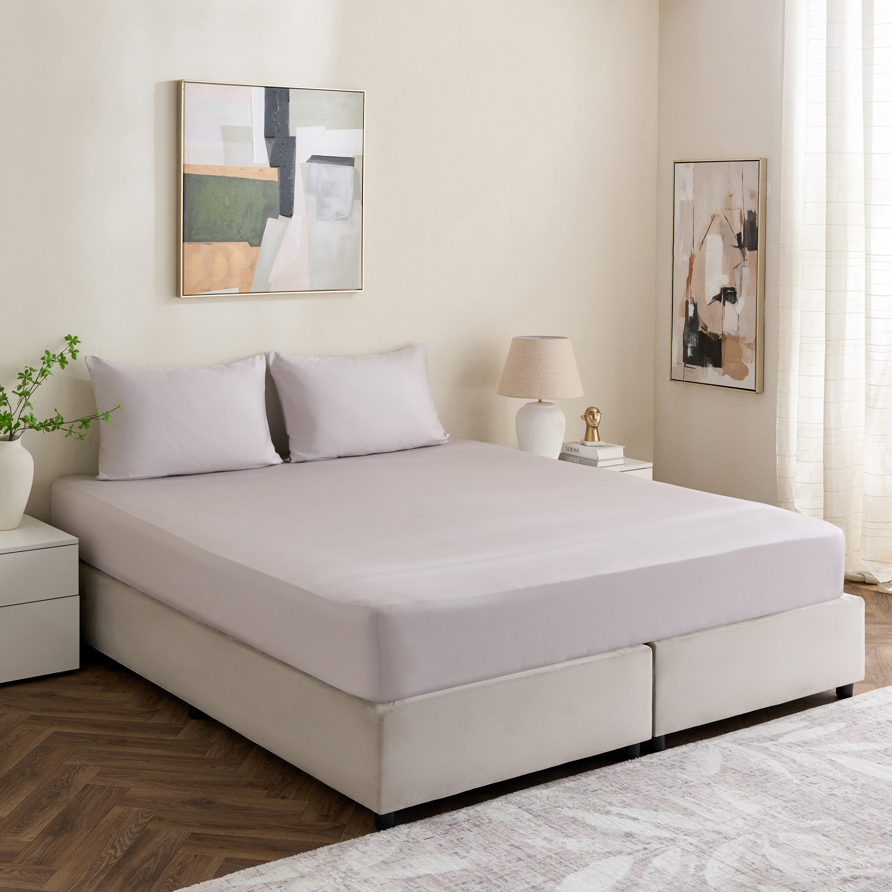 Avora 3-Piece 250 Thread Count Cotton Satin Super Queen Fitted Sheet Set - 160x200+40 cm-hbxhomeware-hbxbedroom-image-9