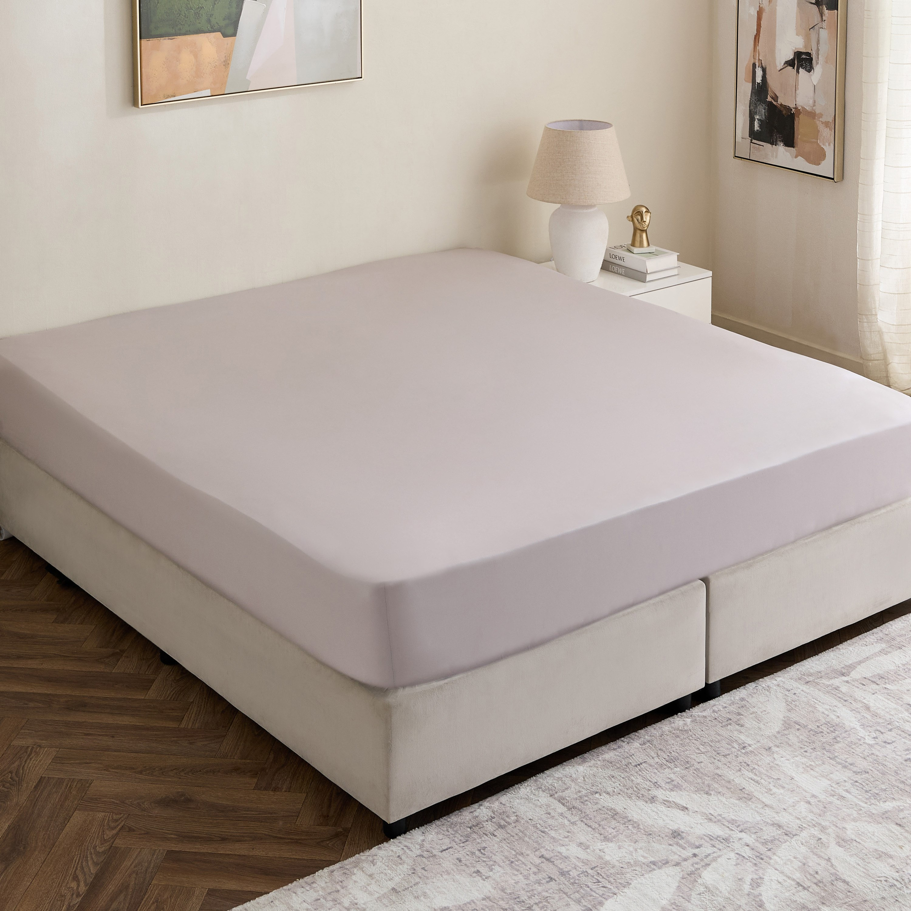 Avora 3-Piece 250 Thread Count Cotton Satin King Fitted Sheet Set - 180x200+40 cm-hbxhomeware-hbxbedroom-image-2