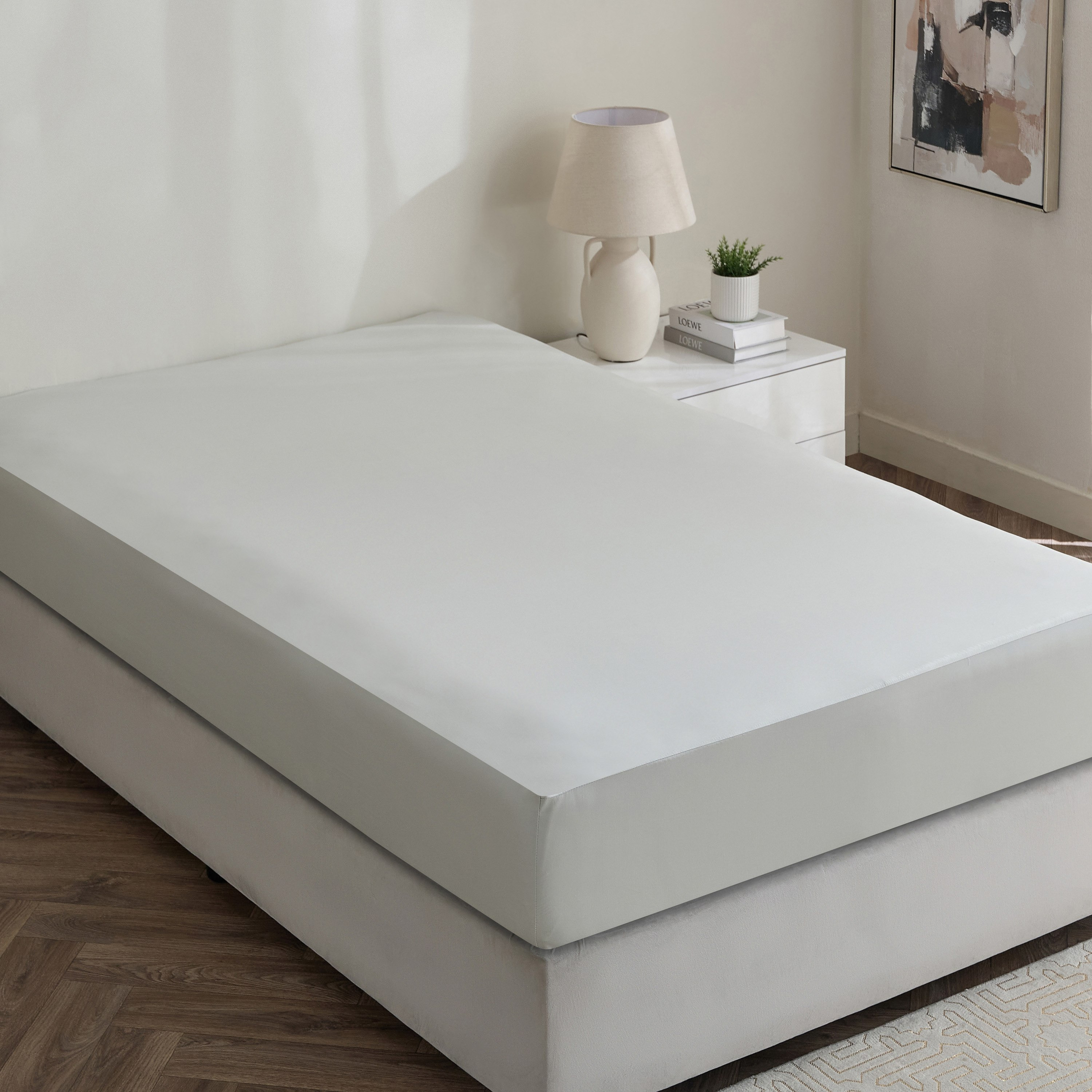 Avora 2-Piece 250 Thread Count Cotton Satin Twin Fitted Sheet Set - 120x200+40 cm-hbxhomeware-hbxbedroom-image-2