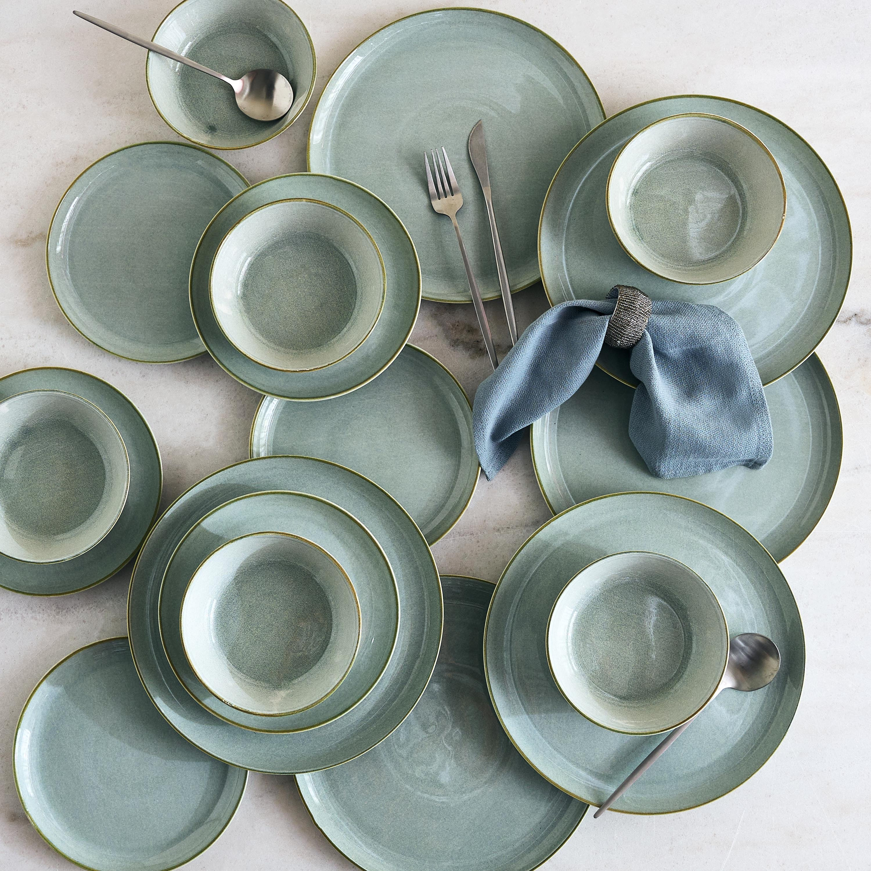 طقم عشاء بورسلين فاخر 18 قطعة يخدم 6 أشخاص من إليجانزا-hbxdiningroom-tabletop-dinnersets-image-5