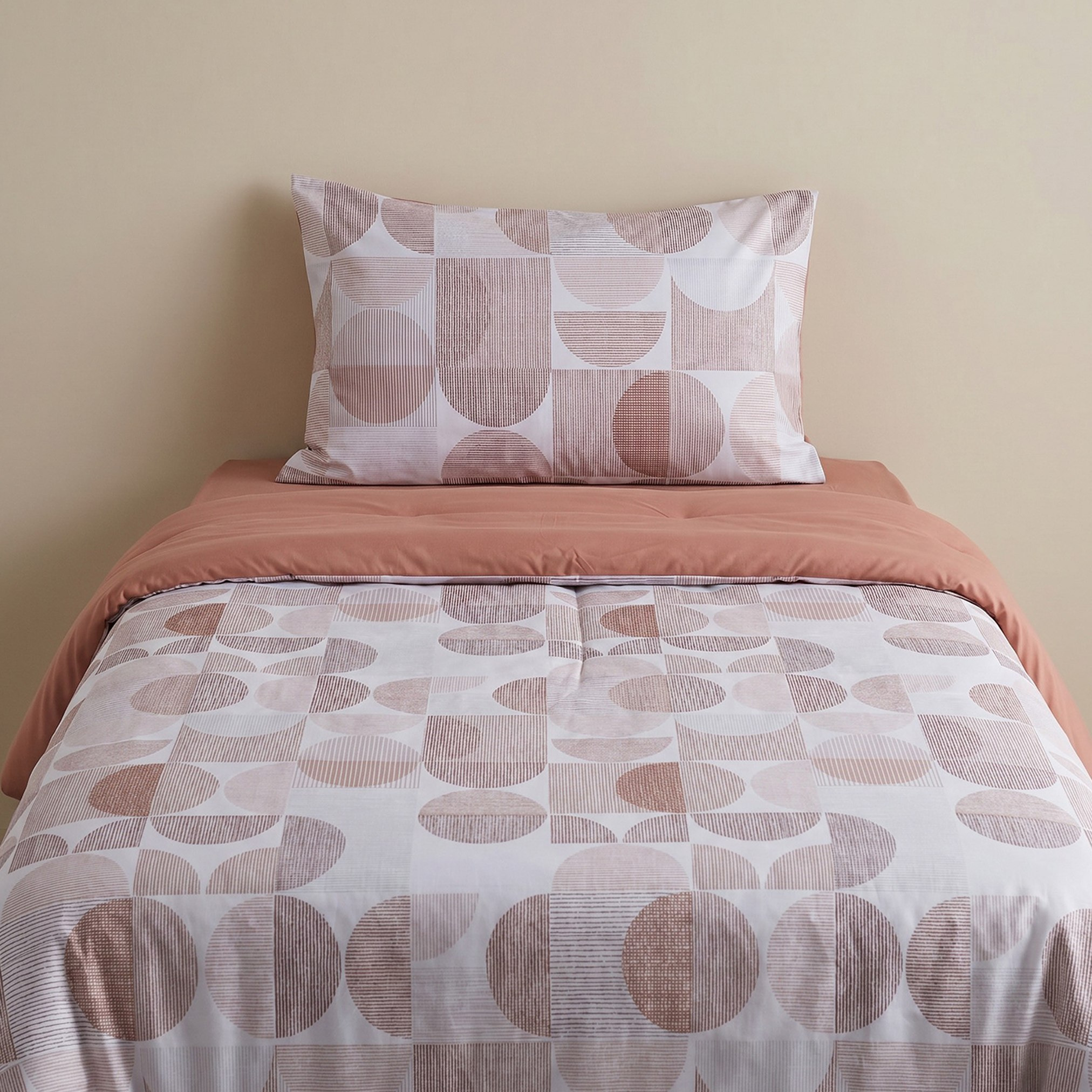 طقم لحاف مفرد قطن بطبعات قطعتين فلوكس من أورورا - 135x220 سم-hbxhomeware-hbxbedroom-image-2