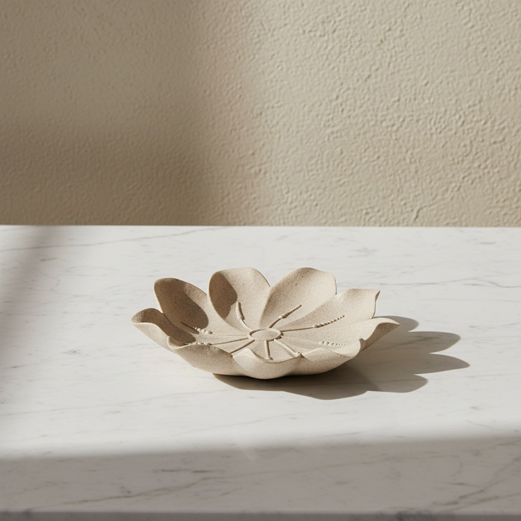 Wren Ema Umber Decorative Flower Tray - 25.5x25x4.5 cm-hbxhomeware-hbxdecorandfurnishings-image-1
